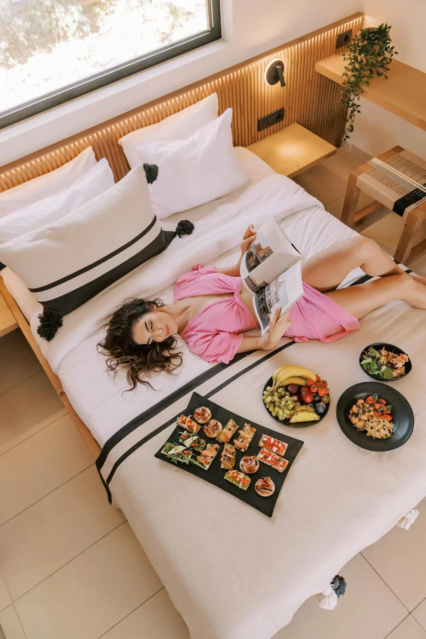 Bed in Villa Di Mare Seaside Suites Bed in Villa Di Mare Seaside Suites