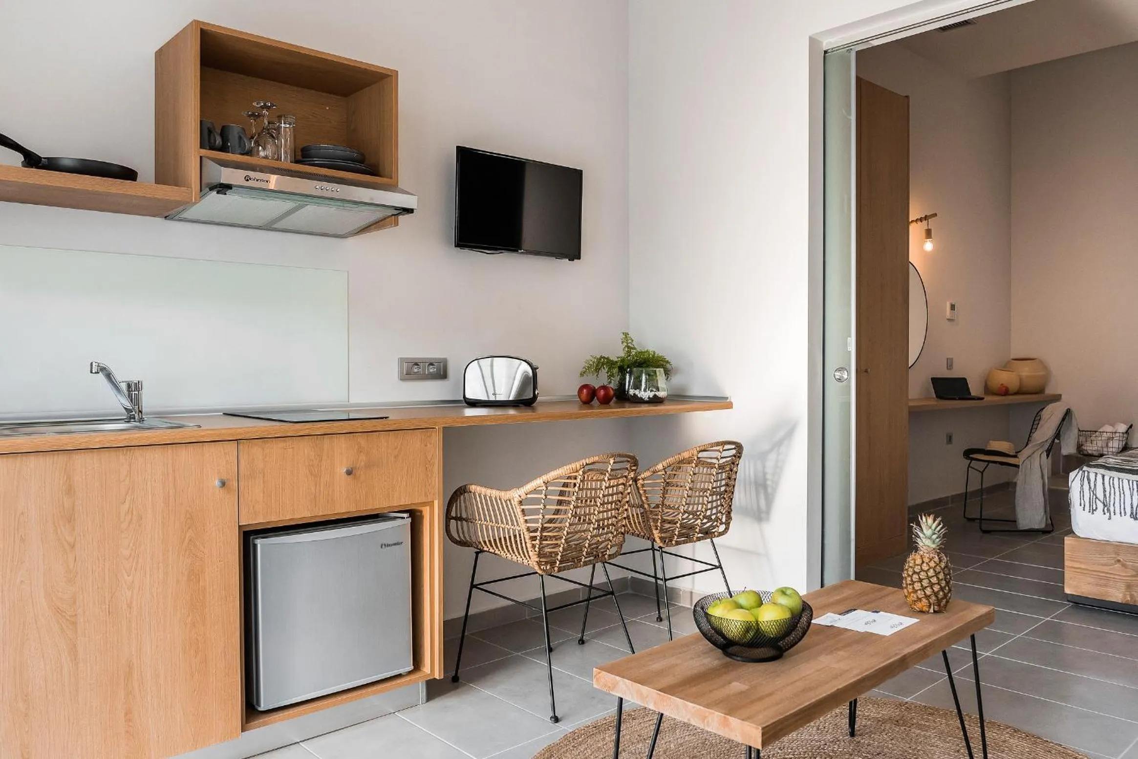 Kitchen or kitchenette in Villa Di Mare Seaside Suites