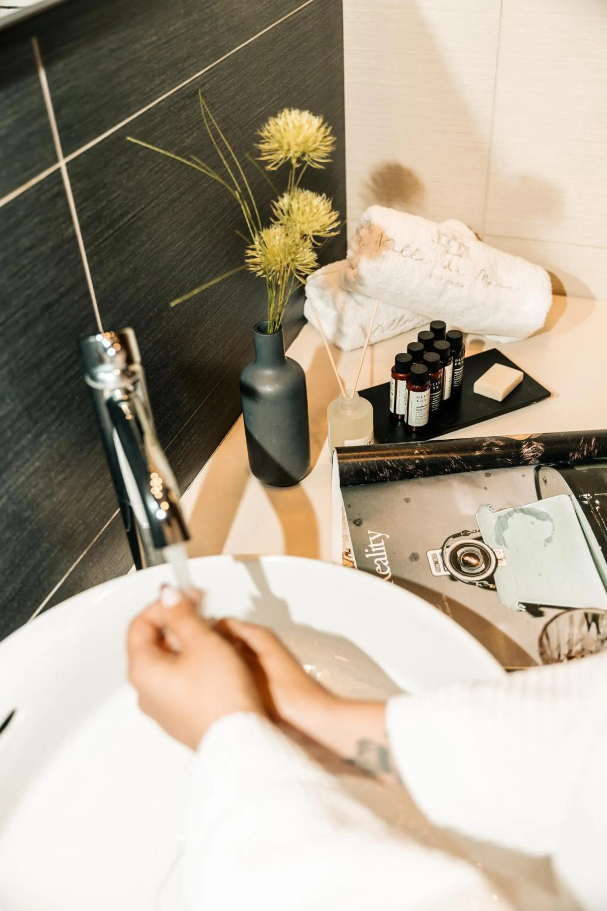 Bathroom in Villa Di Mare Seaside Suites