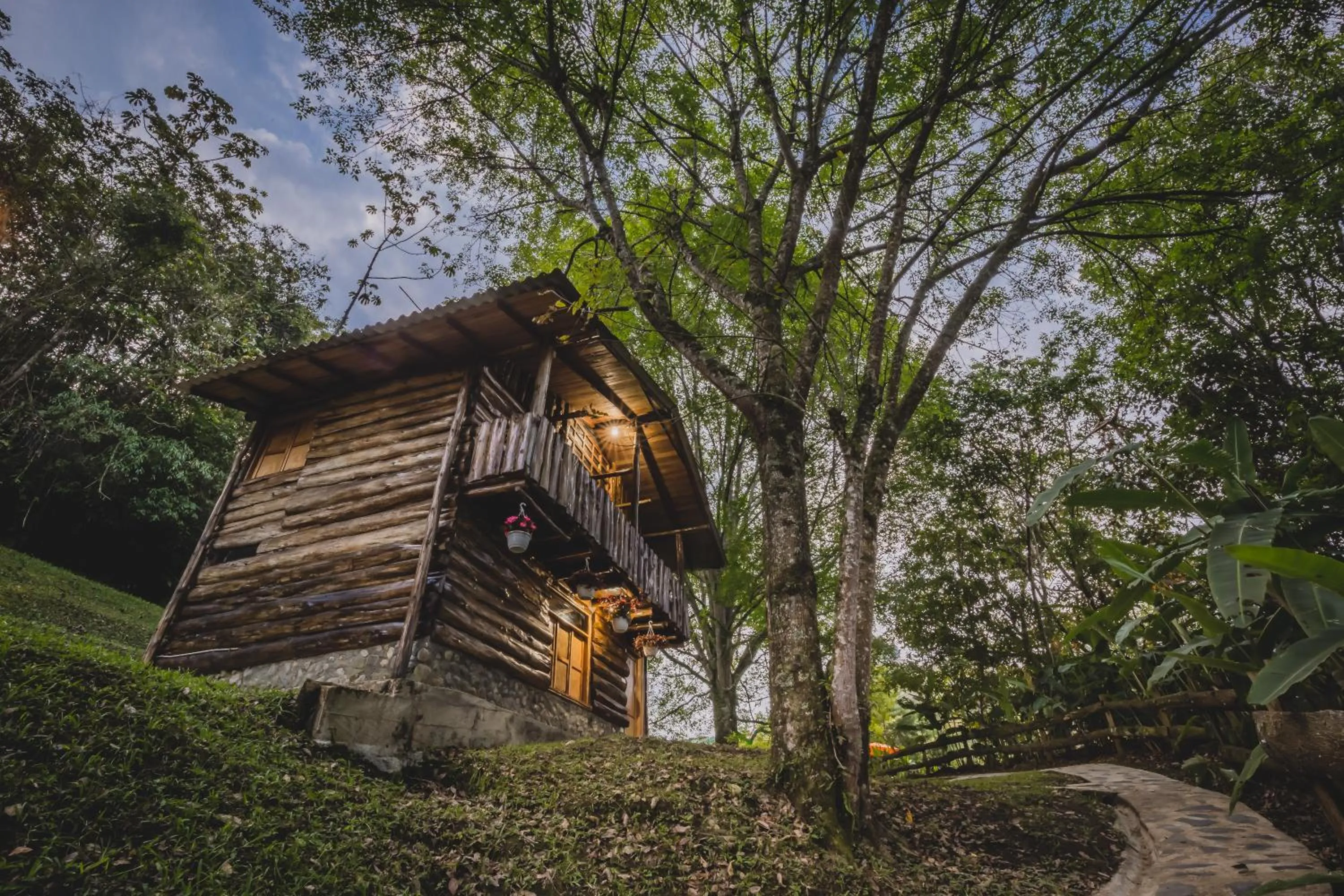 Property building in Ecohotel Piedemonte