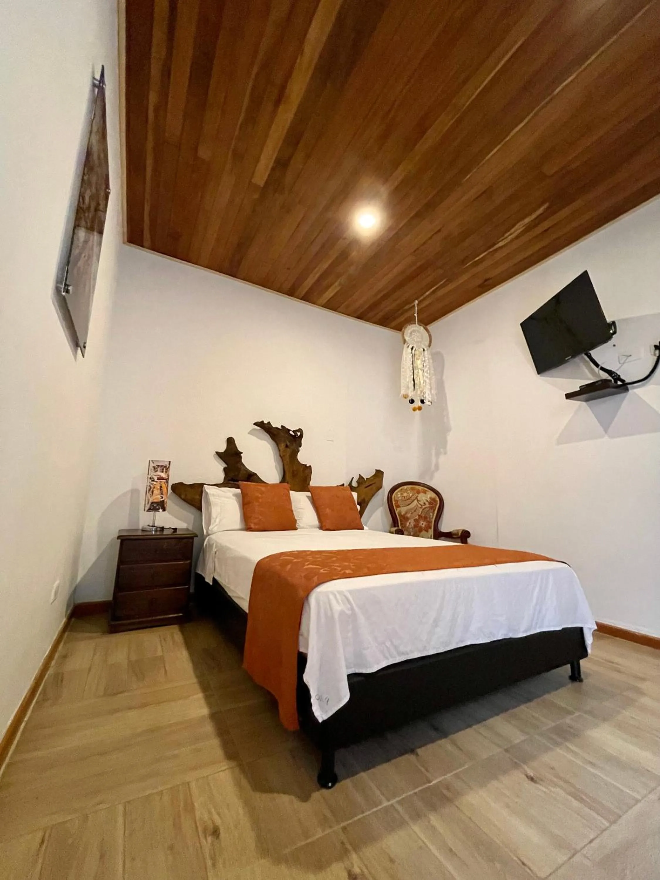 Bed in Ecohotel Piedemonte