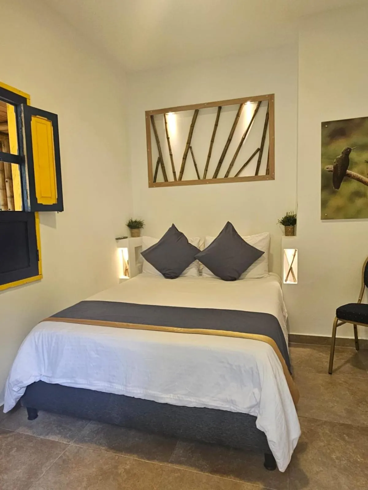 Bed in Ecohotel Piedemonte