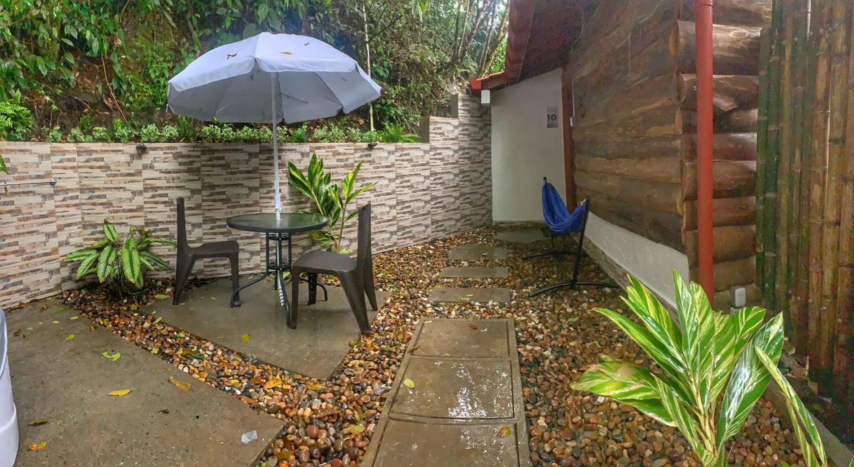 Patio in Ecohotel Piedemonte