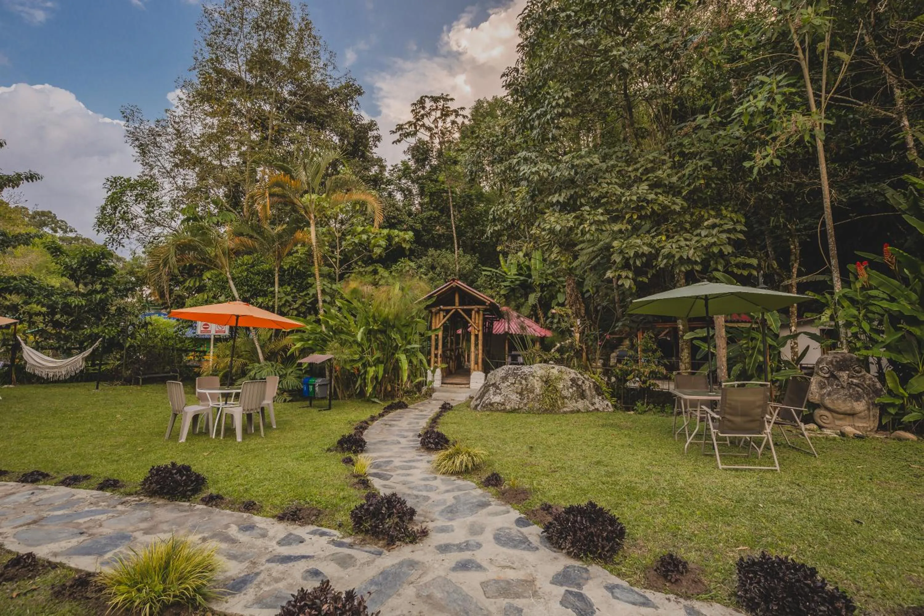 Garden in Ecohotel Piedemonte