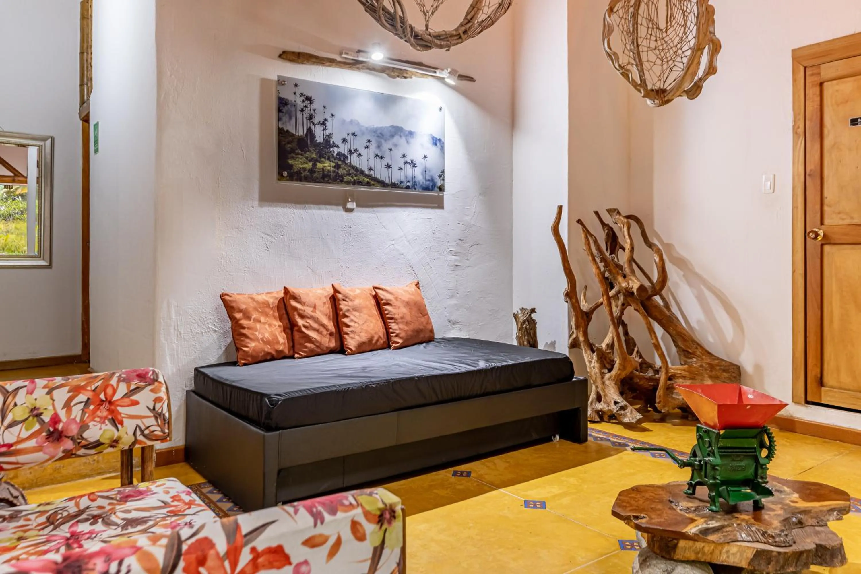 Bed in Ecohotel Piedemonte