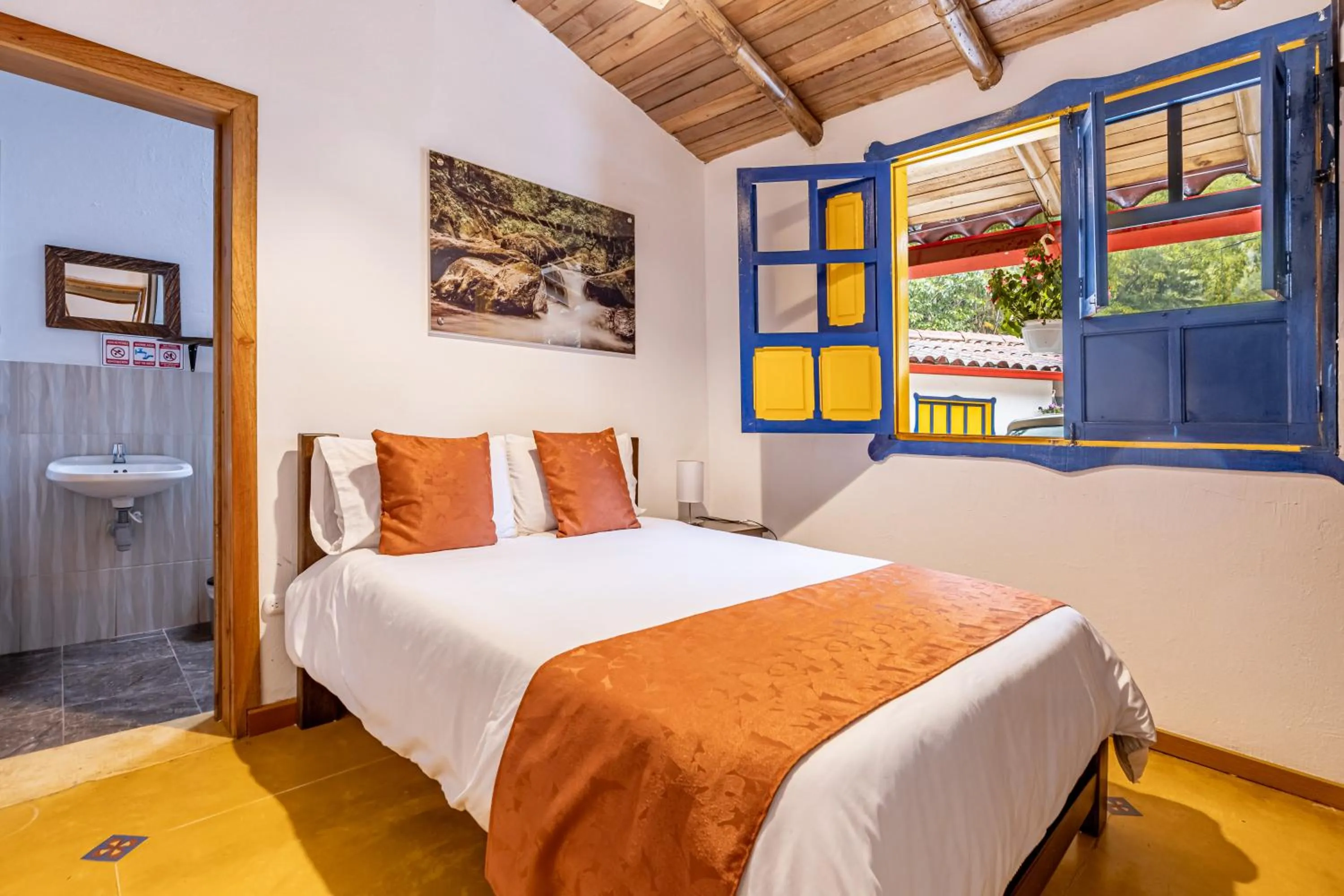 Bedroom, Bed in Ecohotel Piedemonte