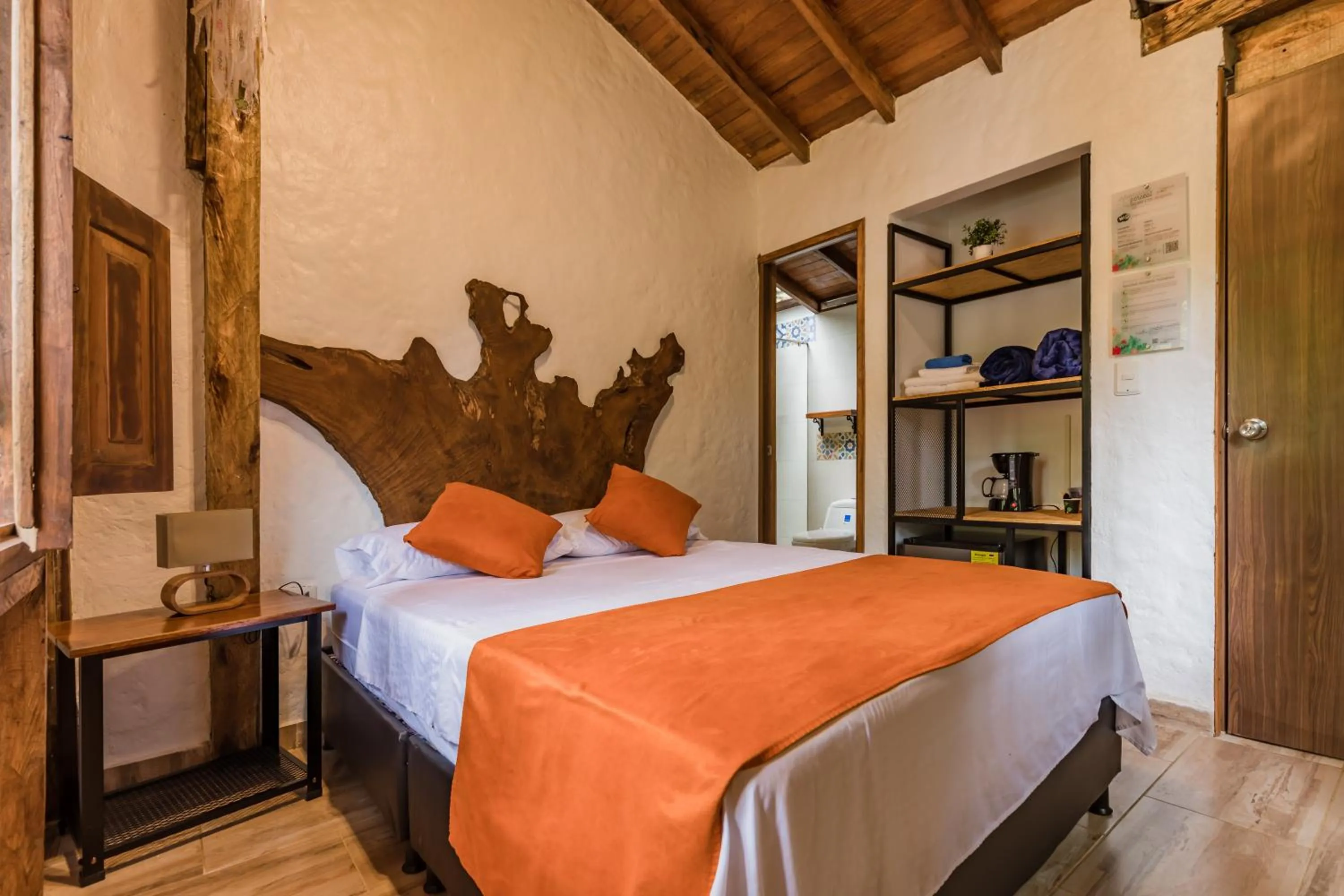 Bed in Ecohotel Piedemonte