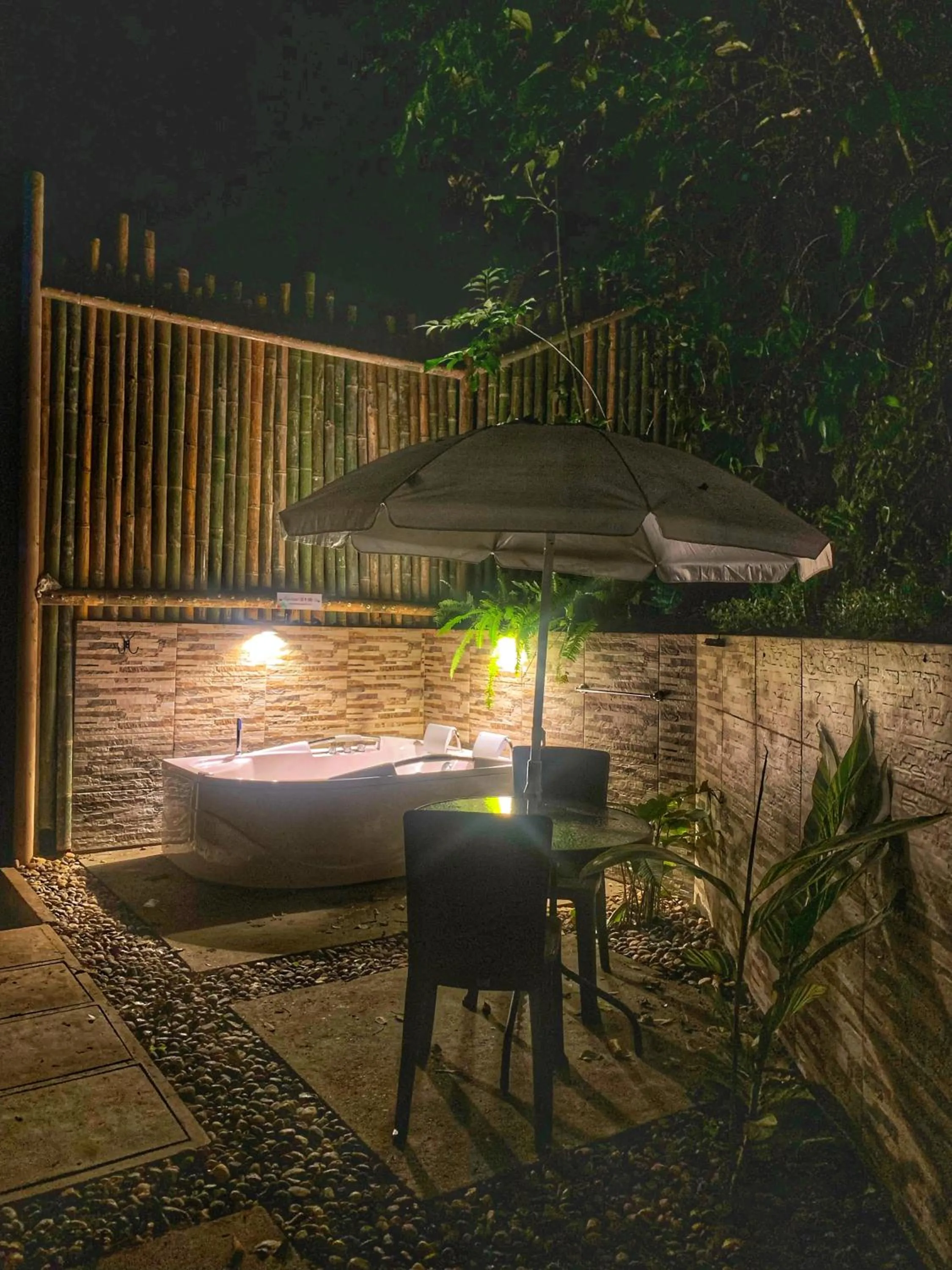 Patio in Ecohotel Piedemonte