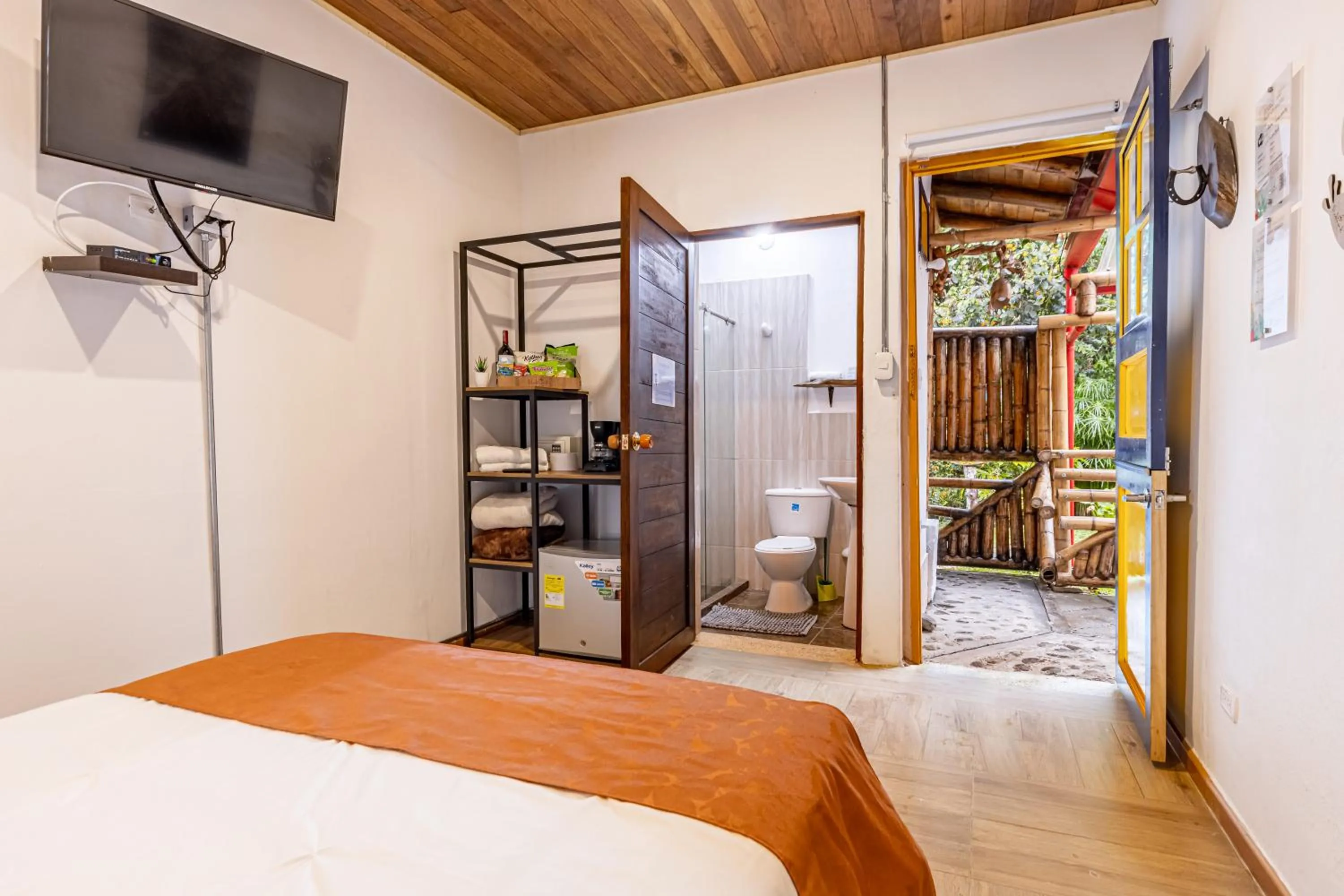 Bedroom, Bed in Ecohotel Piedemonte