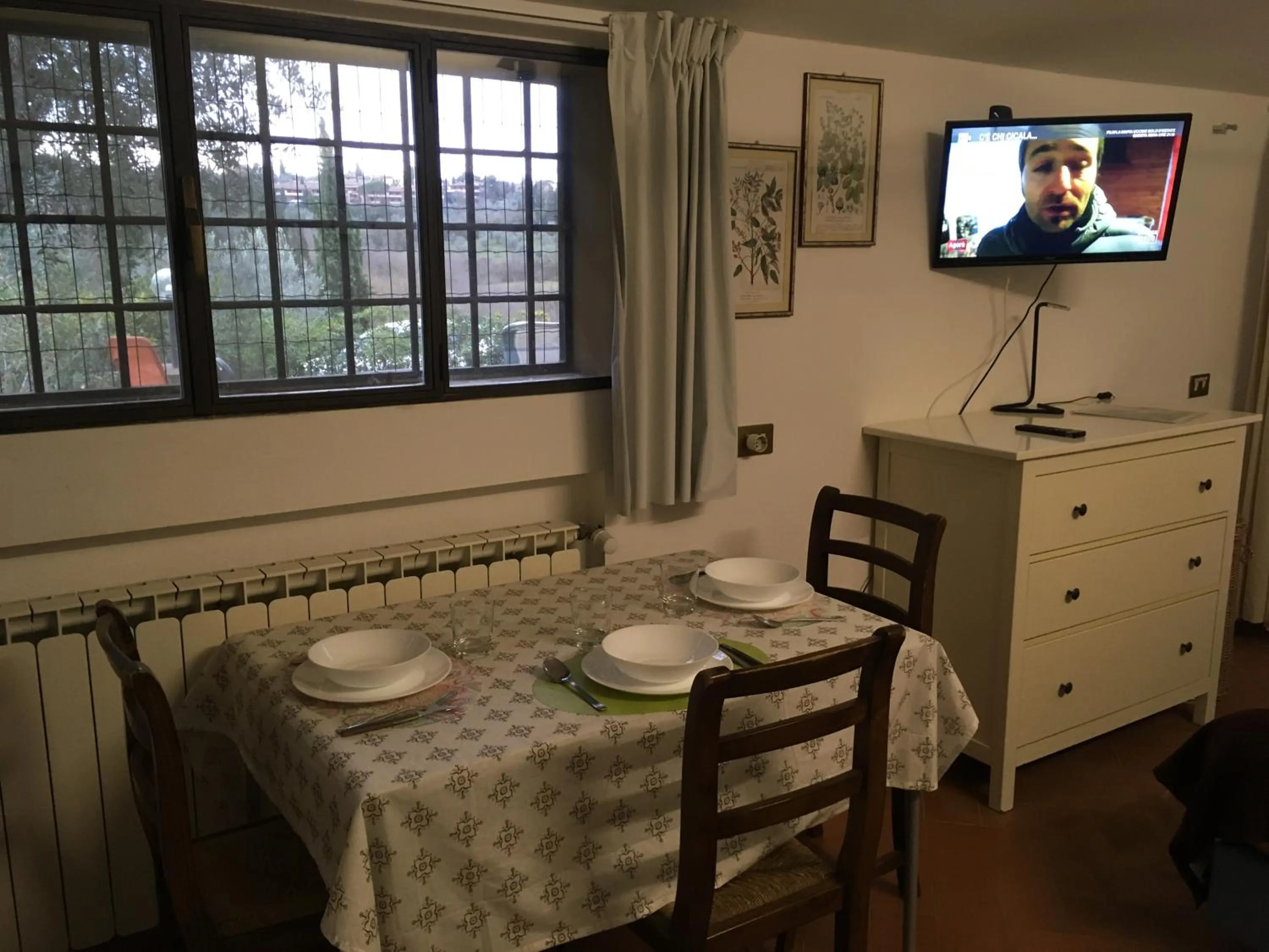 Dining area in Villetta Gabriella