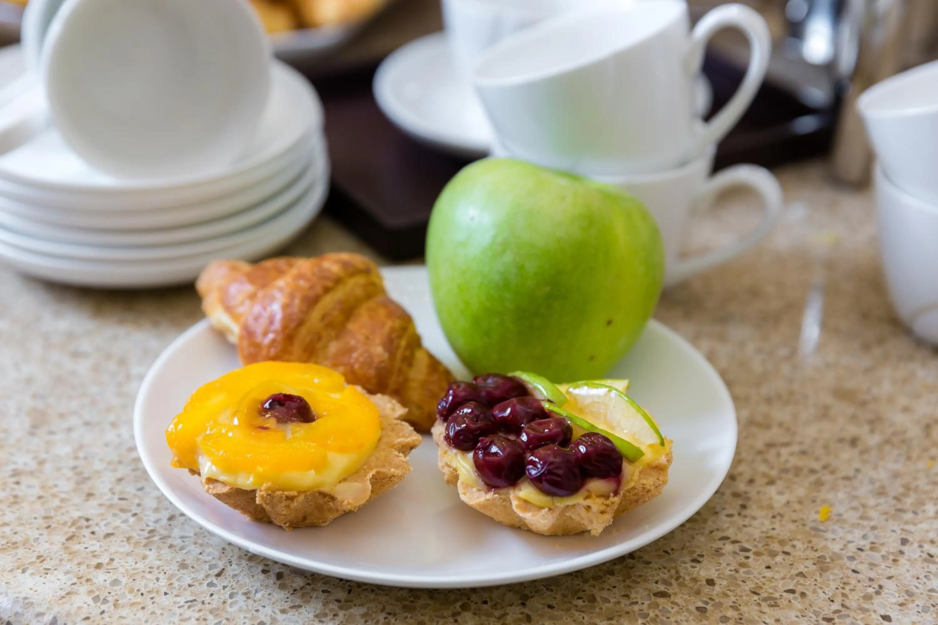 Buffet breakfast in Orchid Boutique Hotel