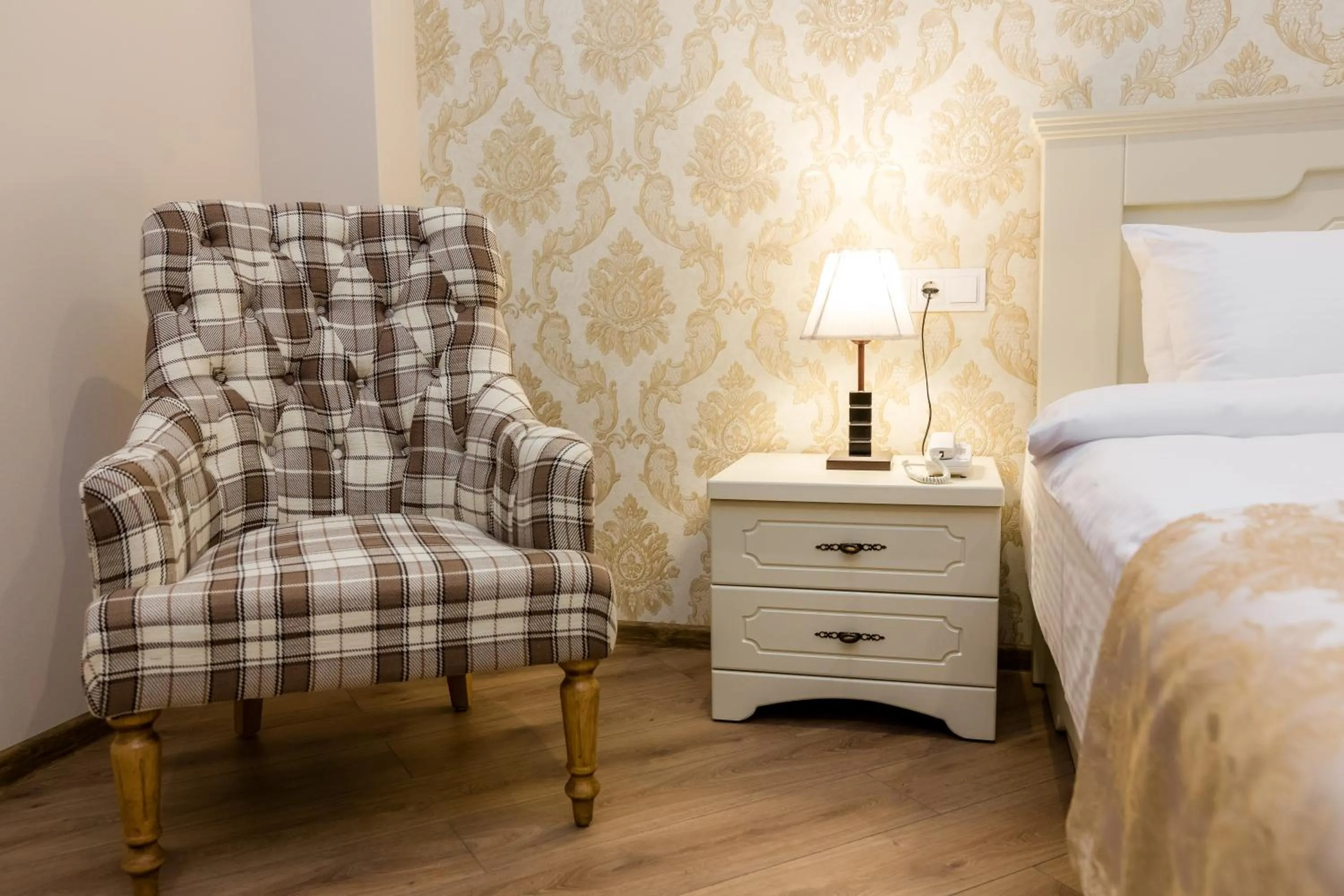 Decorative detail, Bed in Orchid Boutique Hotel