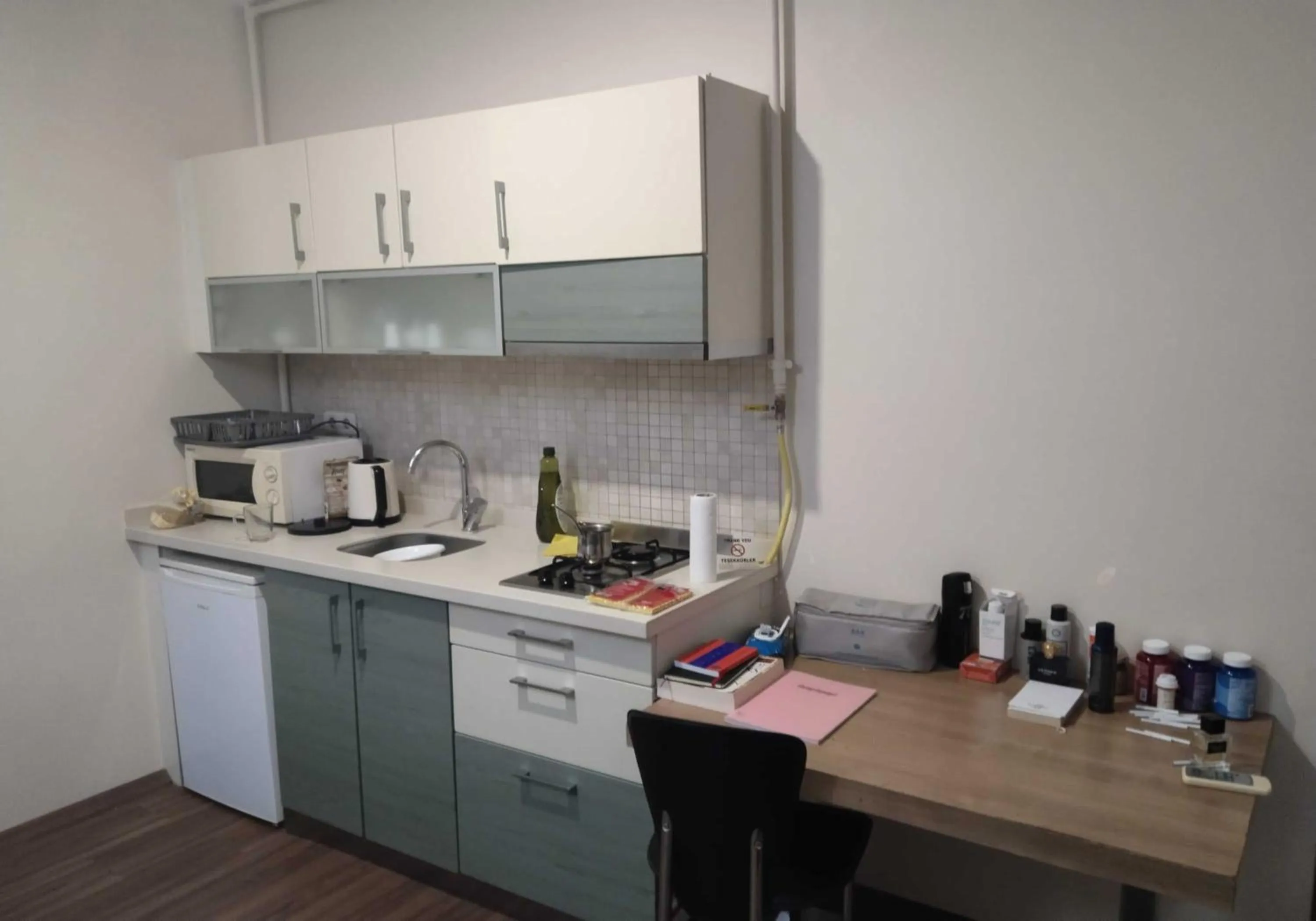 Kitchen or kitchenette in Belle Maison Hotel&Residence