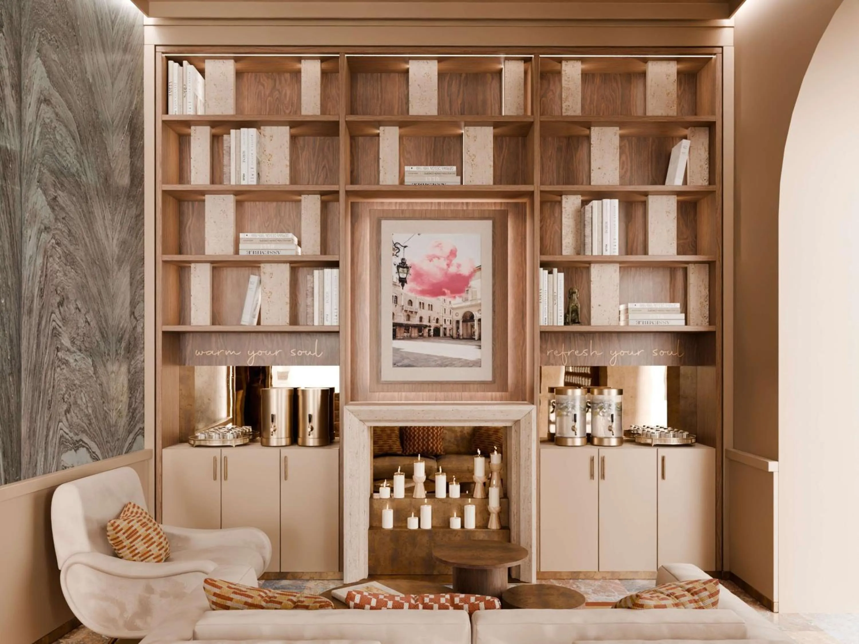 Lobby or reception in Rosetta Hotel Perugia Tapestry Collection By Hilton