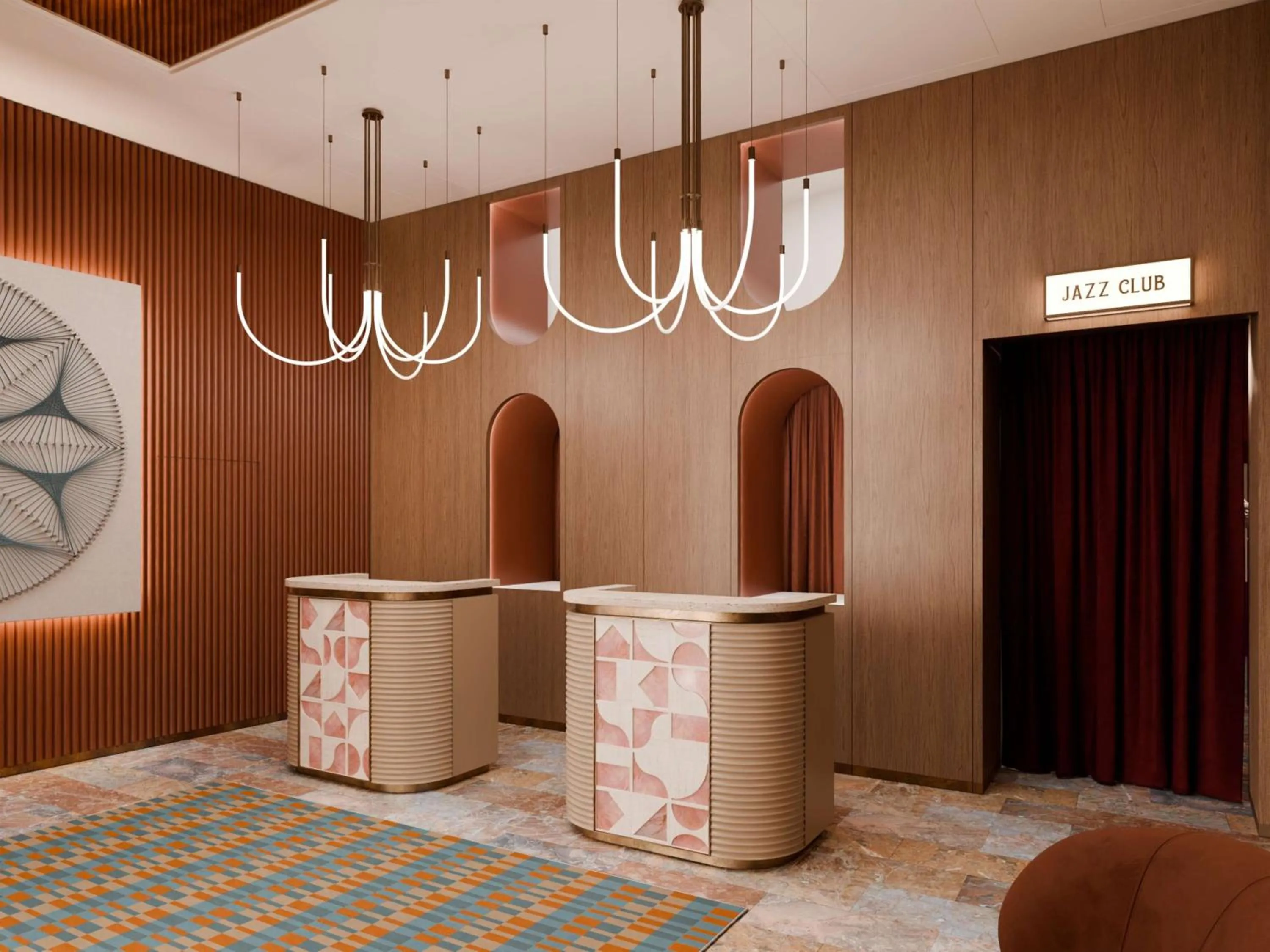 Lobby or reception in Rosetta Hotel Perugia Tapestry Collection By Hilton