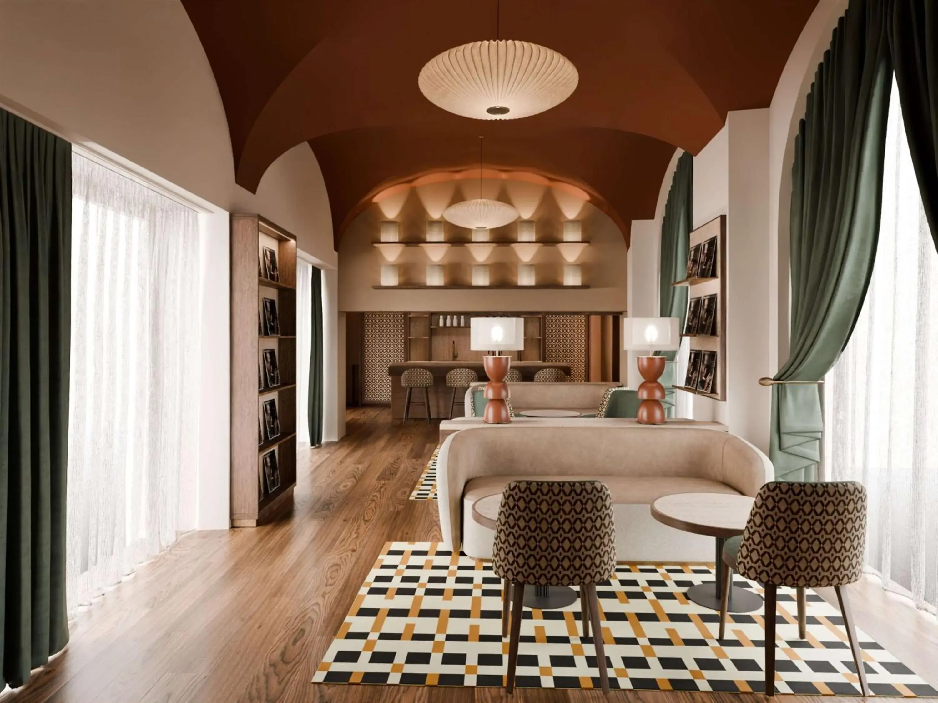 Lobby or reception, Bed in Rosetta Hotel Perugia Tapestry Collection By Hilton Lobby or reception, Bed in Rosetta Hotel Perugia Tapestry Collection By Hilton