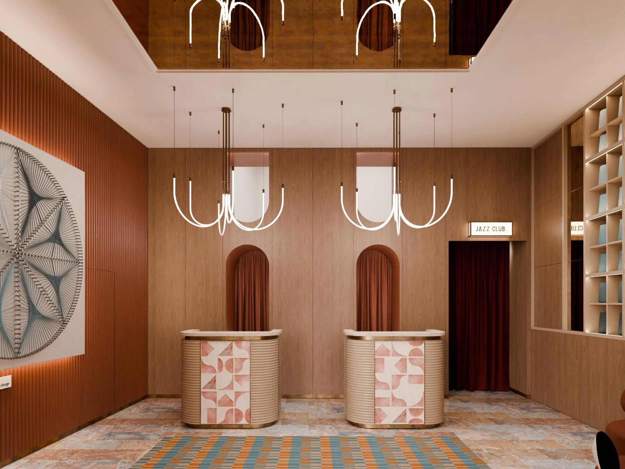 Lobby or reception in Rosetta Hotel Perugia Tapestry Collection By Hilton
