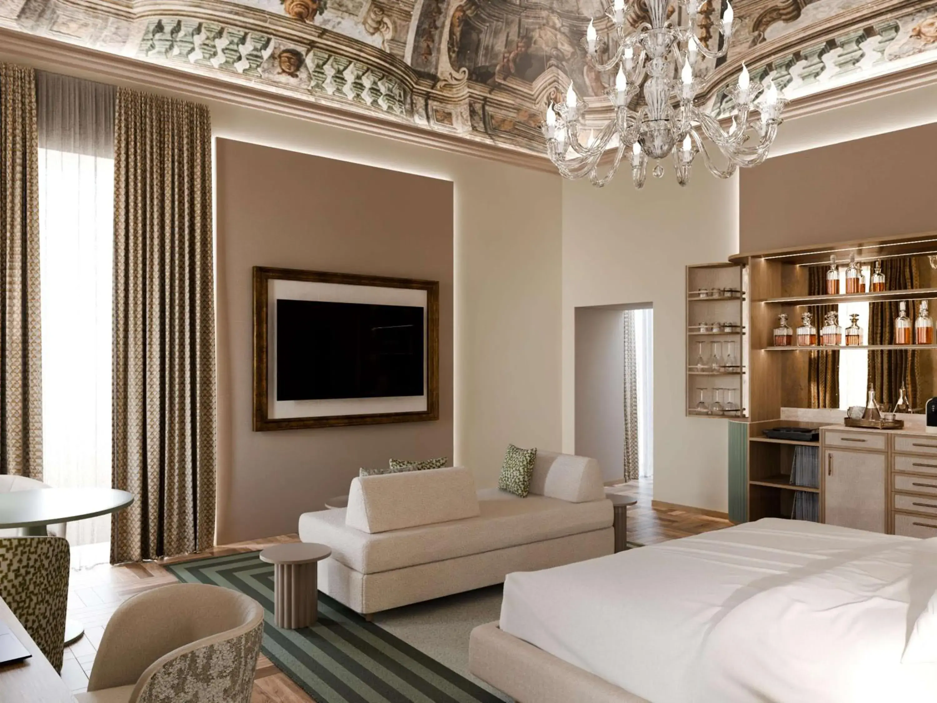 Bed in Rosetta Hotel Perugia Tapestry Collection By Hilton Bed in Rosetta Hotel Perugia Tapestry Collection By Hilton