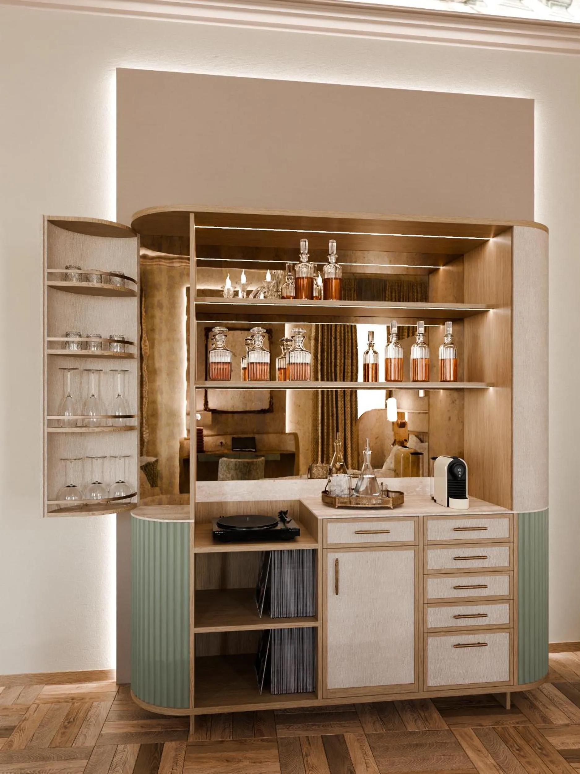 minibar in Rosetta Hotel Perugia Tapestry Collection By Hilton