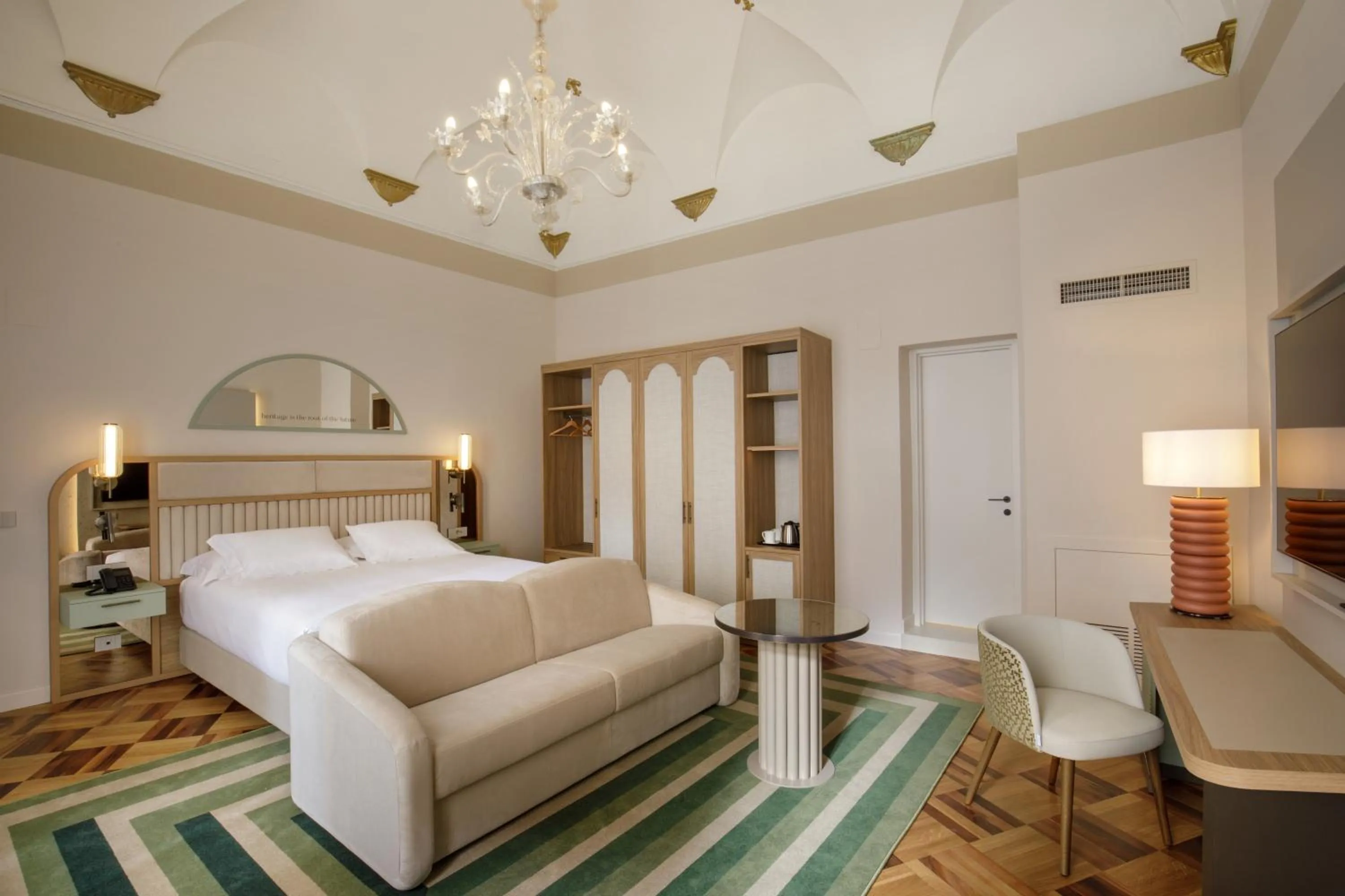 Bed in Rosetta Hotel Perugia Tapestry Collection By Hilton