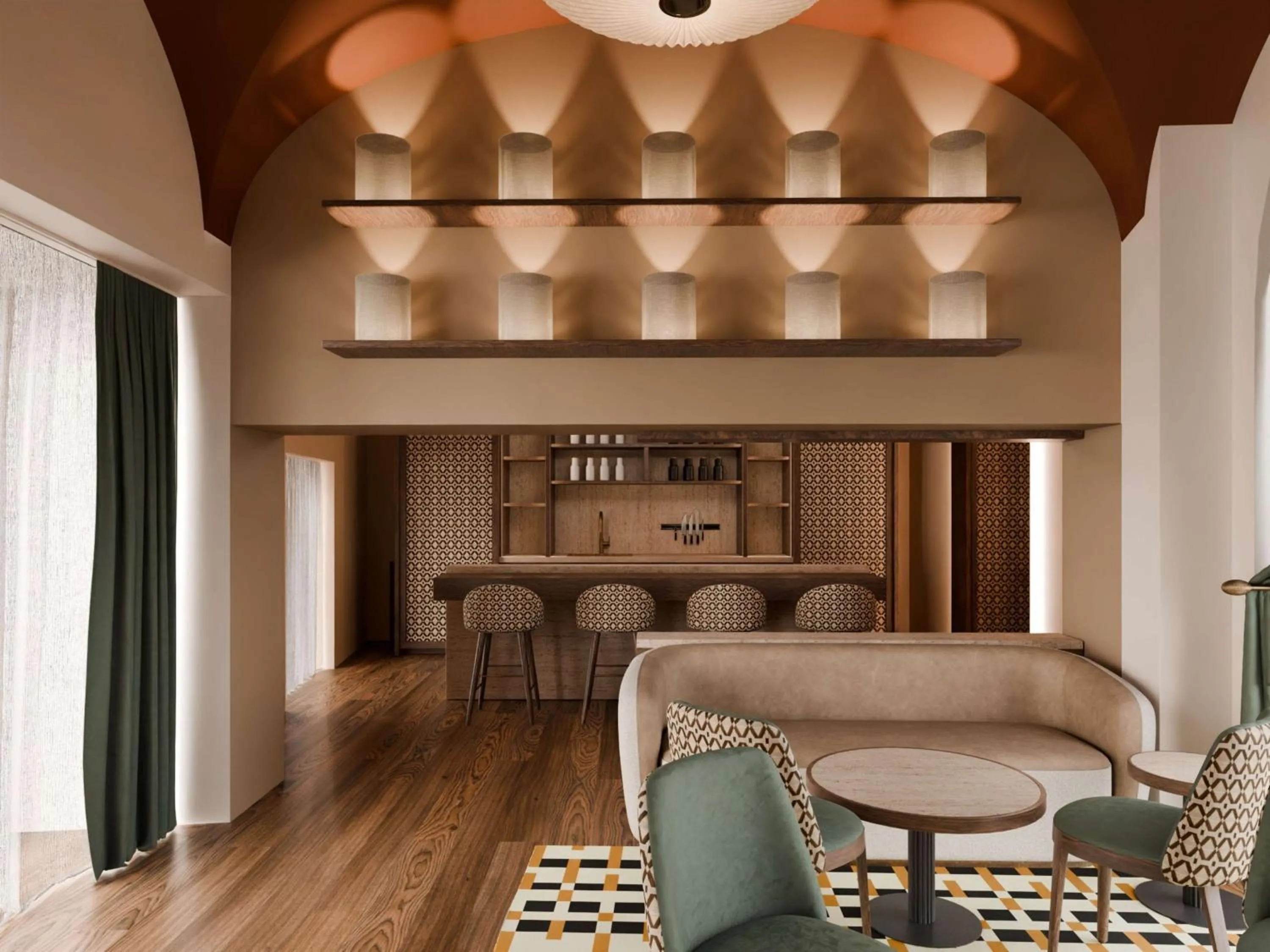 Lounge or bar in Rosetta Hotel Perugia Tapestry Collection By Hilton