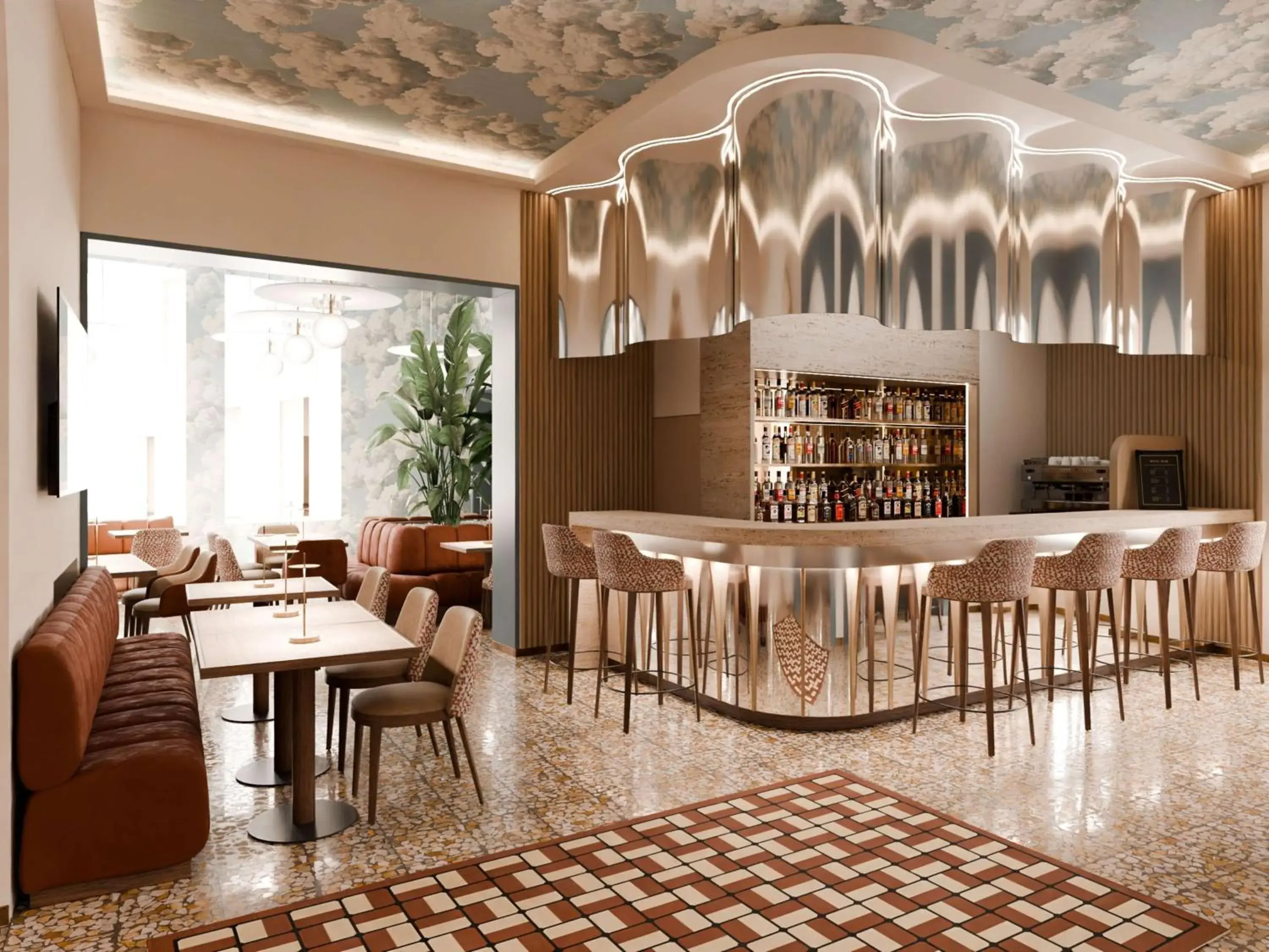 Lounge or bar in Rosetta Hotel Perugia Tapestry Collection By Hilton Lounge or bar in Rosetta Hotel Perugia Tapestry Collection By Hilton