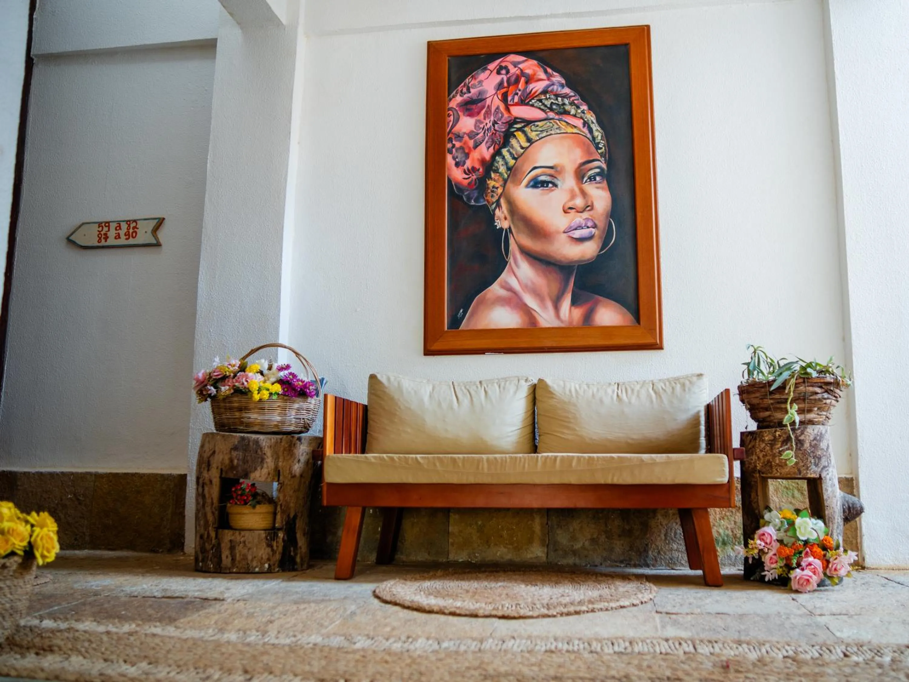 Decorative detail in Pousada Matusa