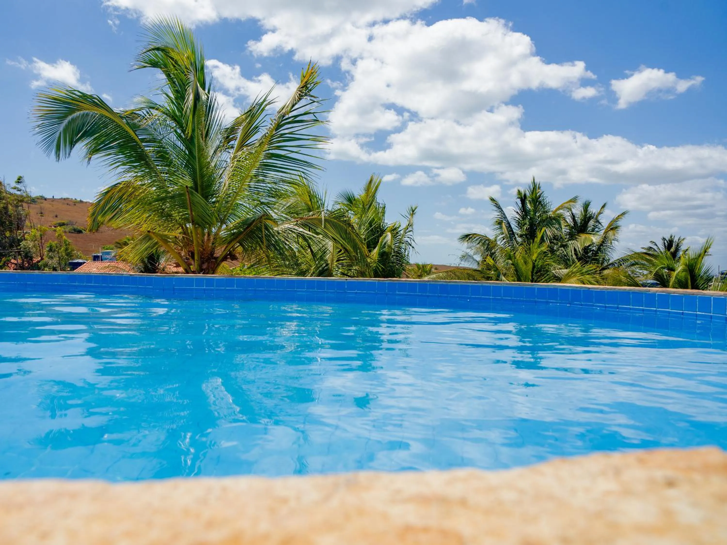 Pool view in Pousada Matusa
