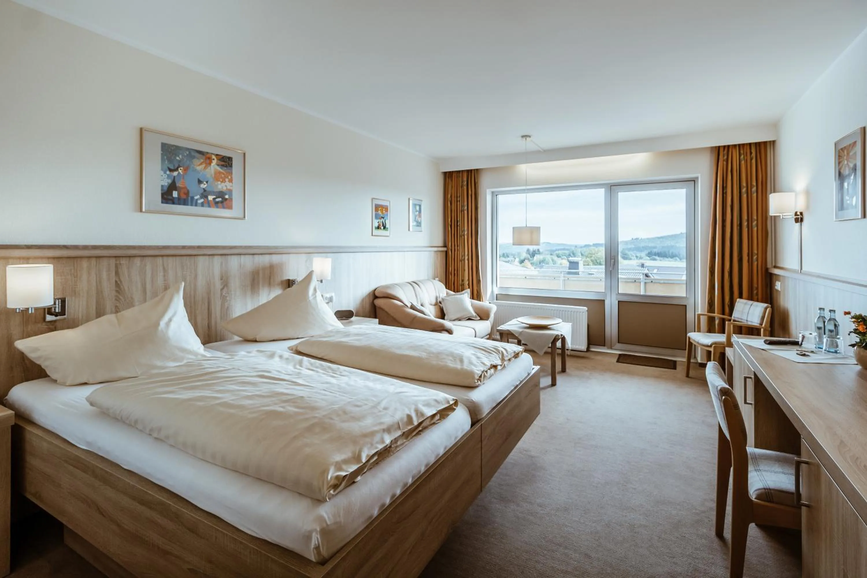 Photo of the whole room, Bed in Landgasthaus Pfahl