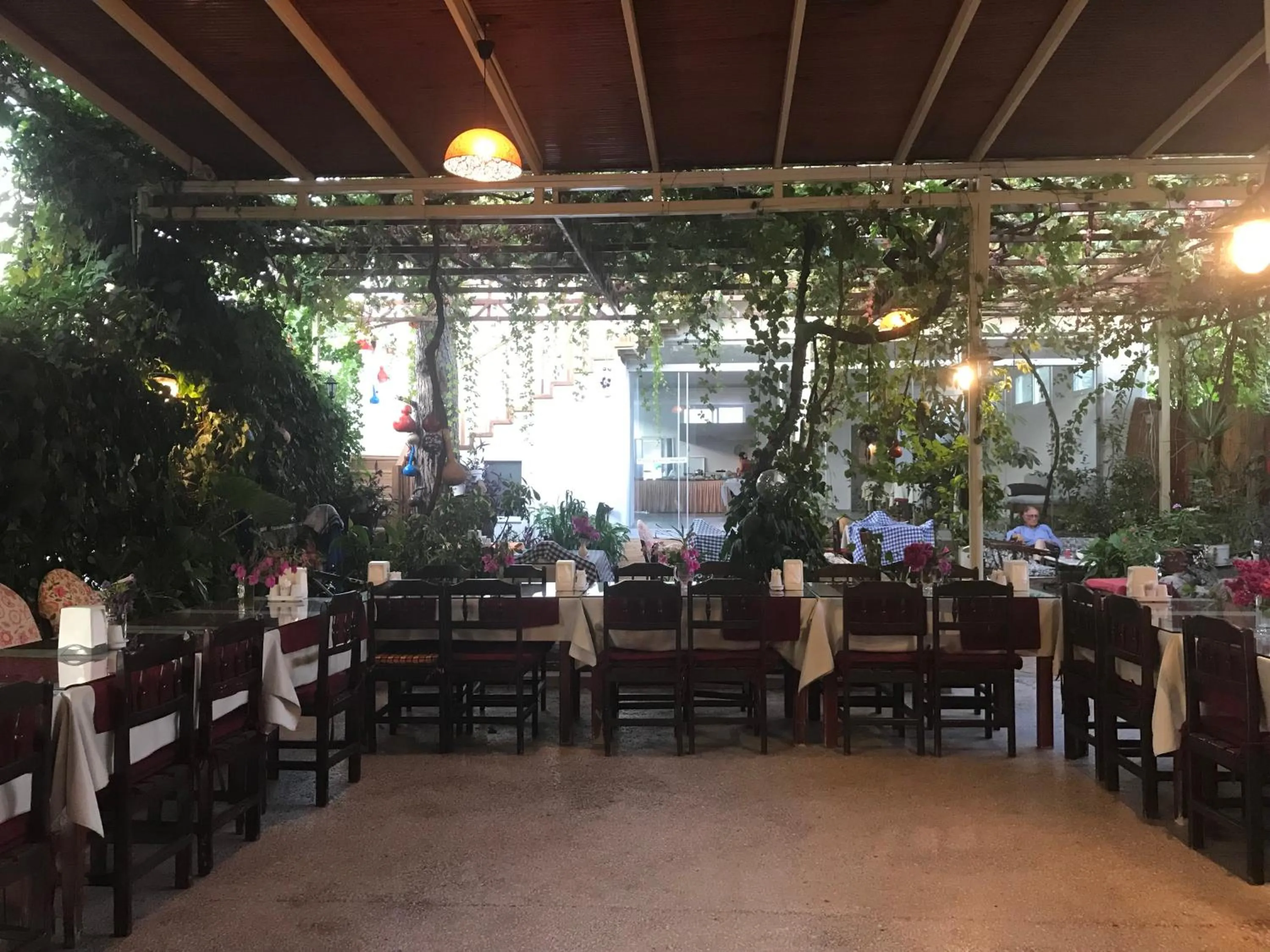 Garden view in Hotel Uygar