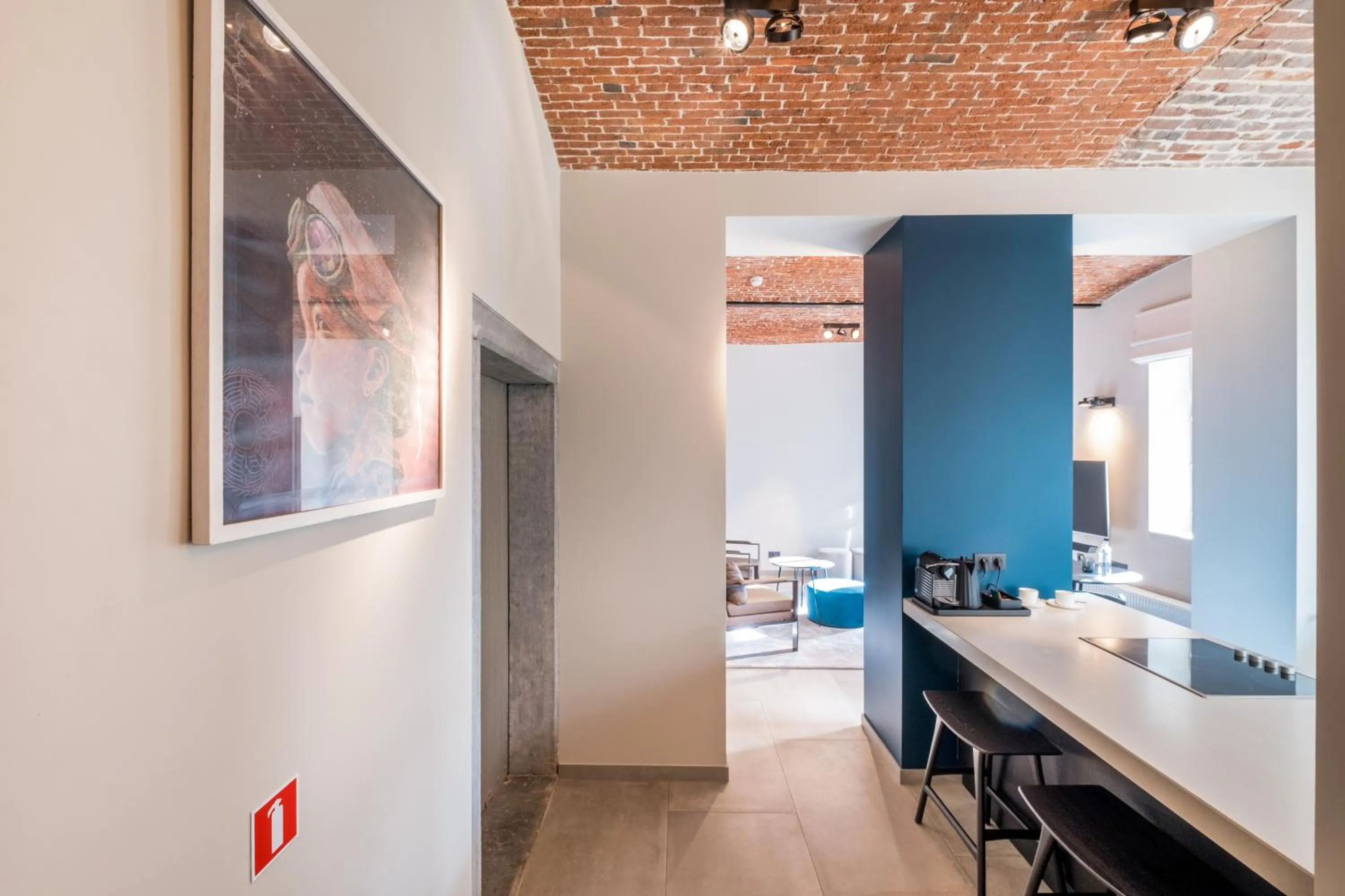 Kitchen or kitchenette, Bed in B&B Sterckxhof