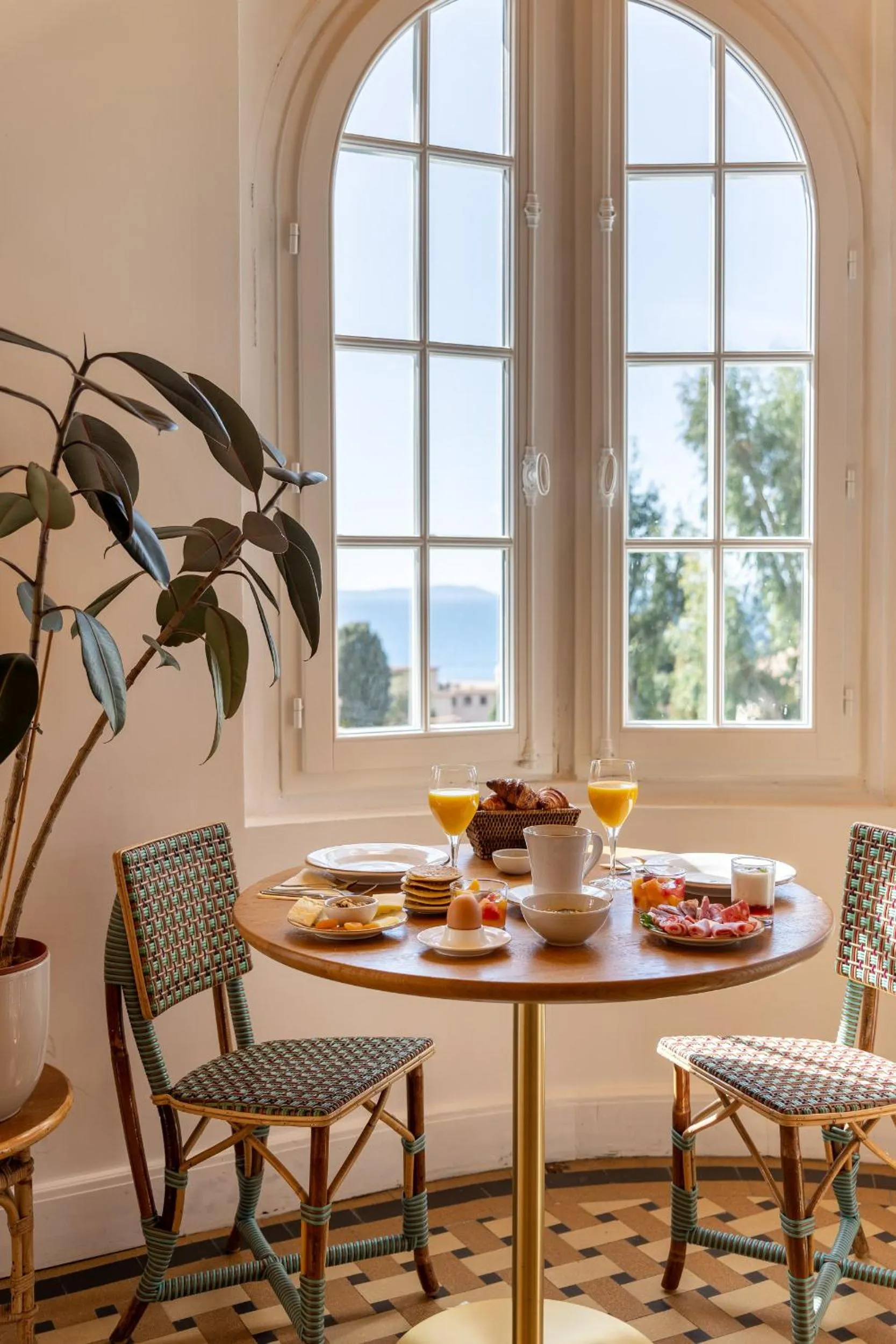 Sea view in Les Terrasses du Bailli