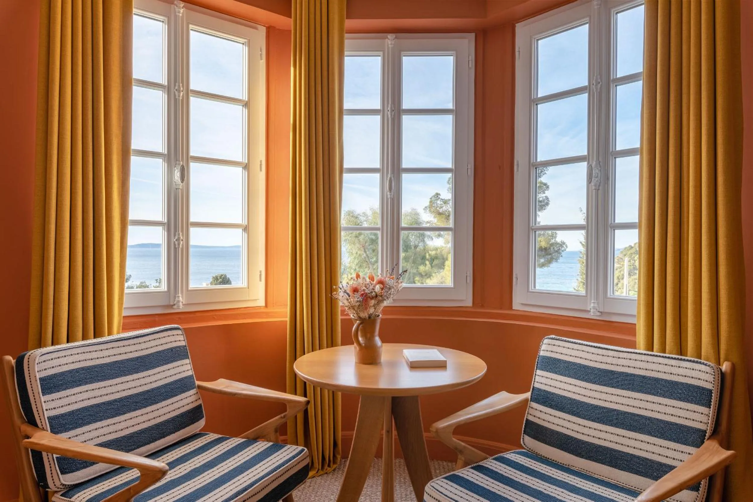 Sea view in Les Terrasses du Bailli