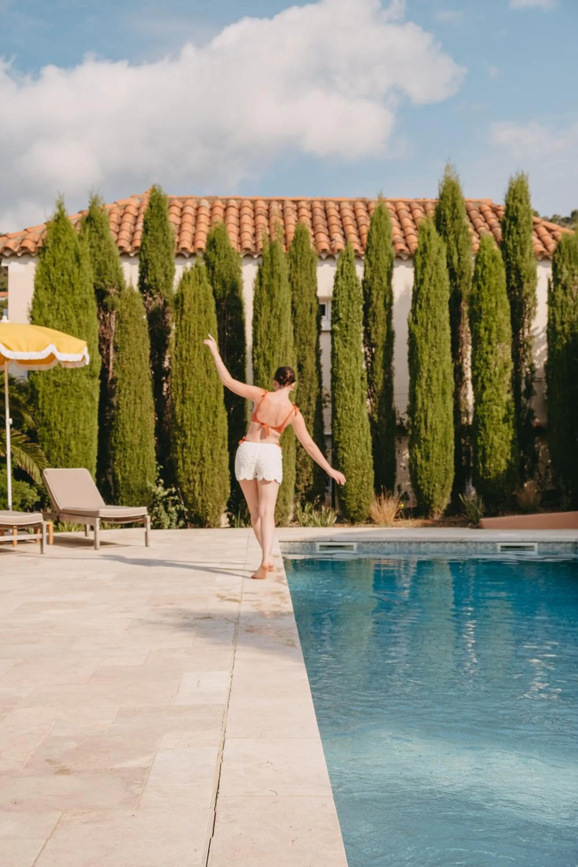 Swimming pool in Les Terrasses du Bailli