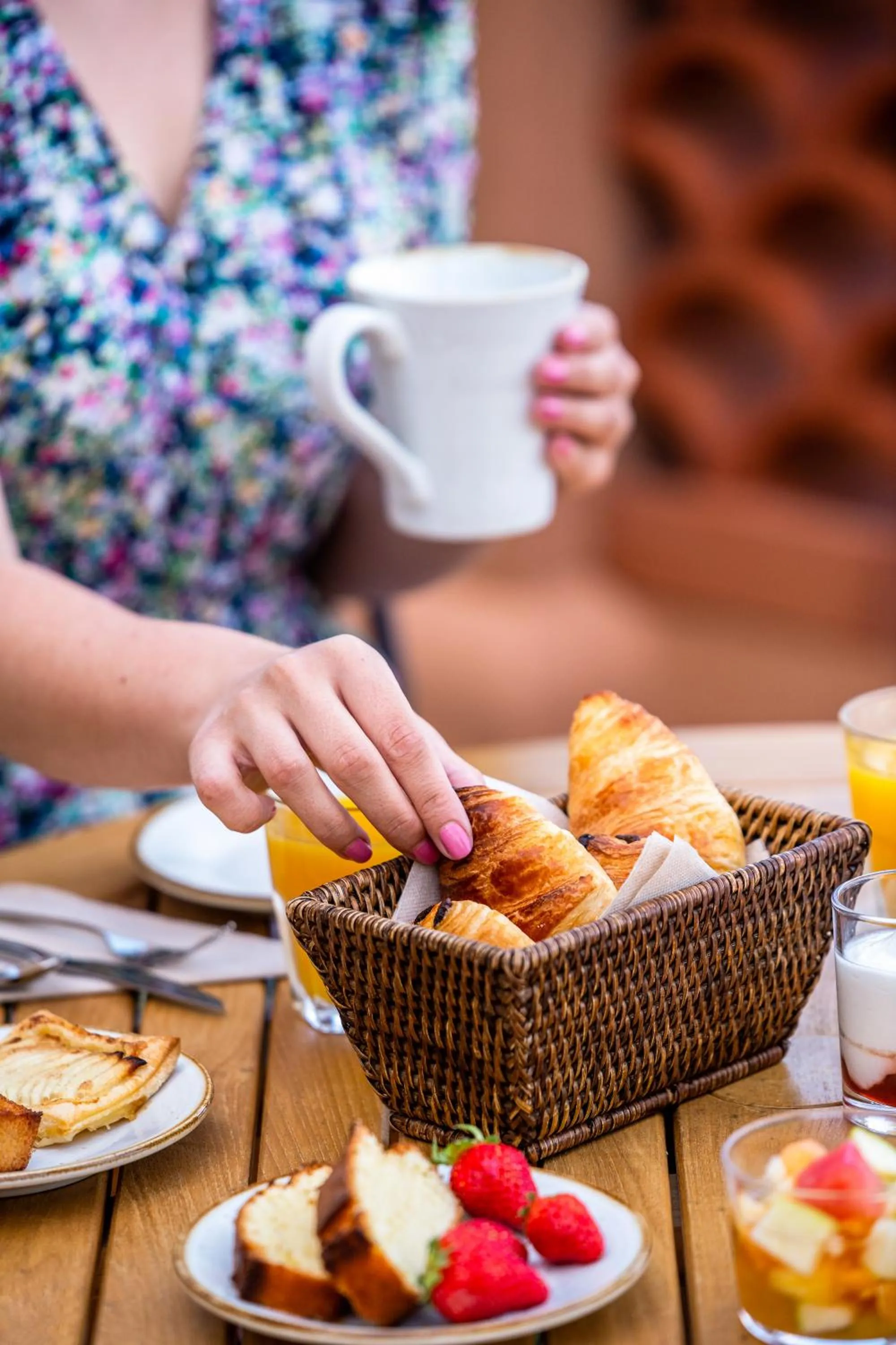 Breakfast in Les Terrasses du Bailli