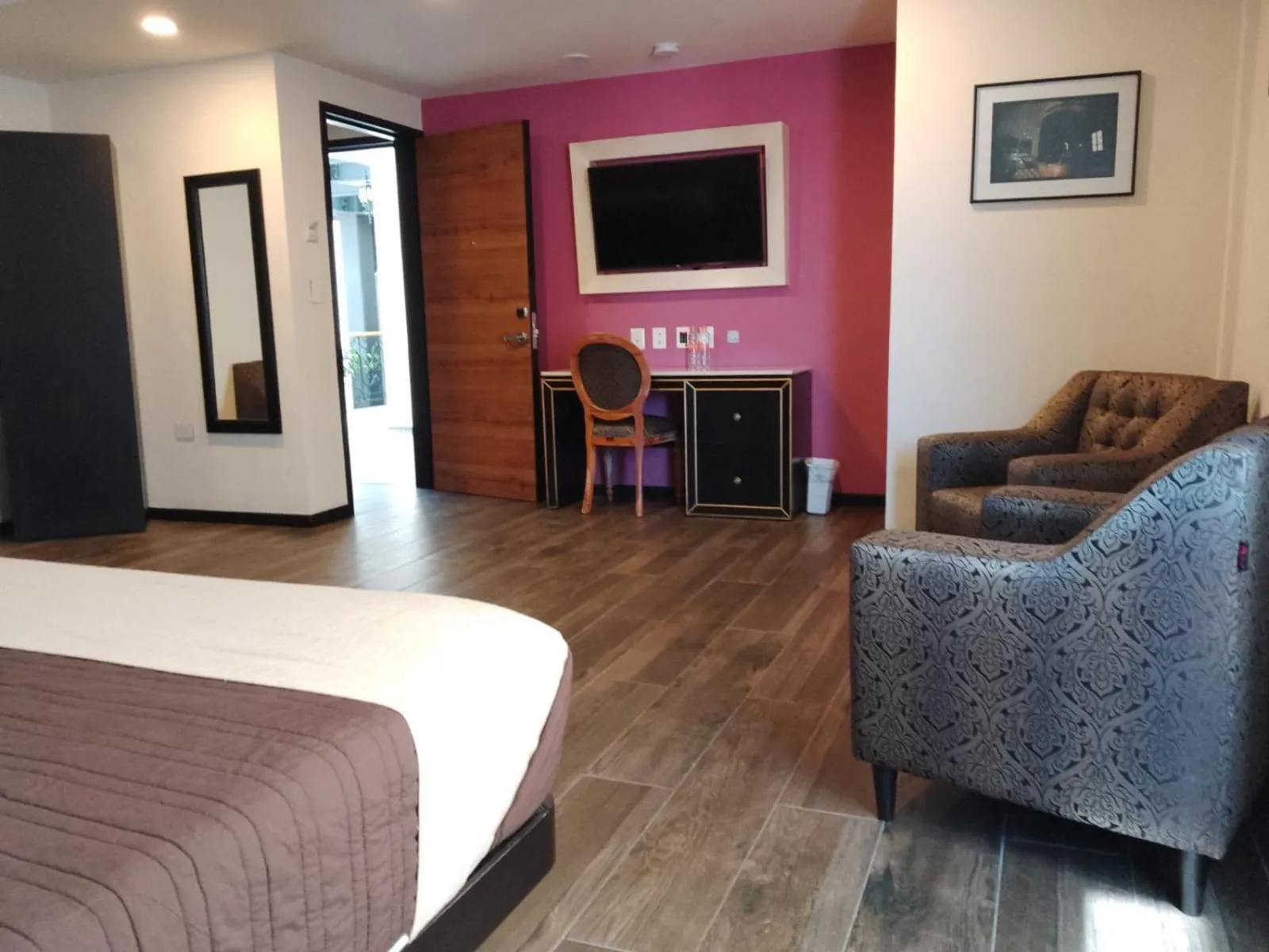 Bed in Mansion Azul Cholula