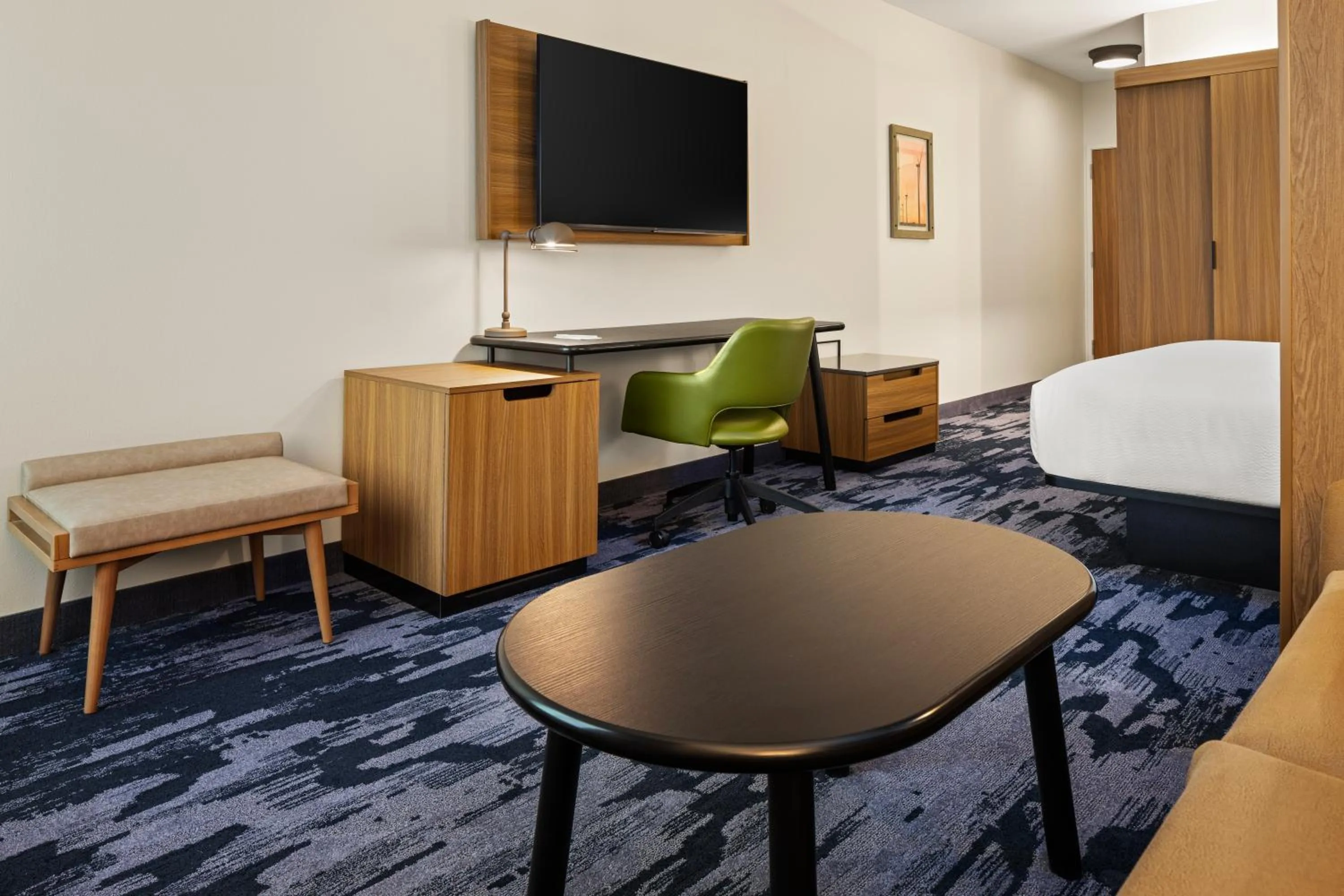Seating area in Fairfield by Marriott Inn & Suites Cedar Rapids North