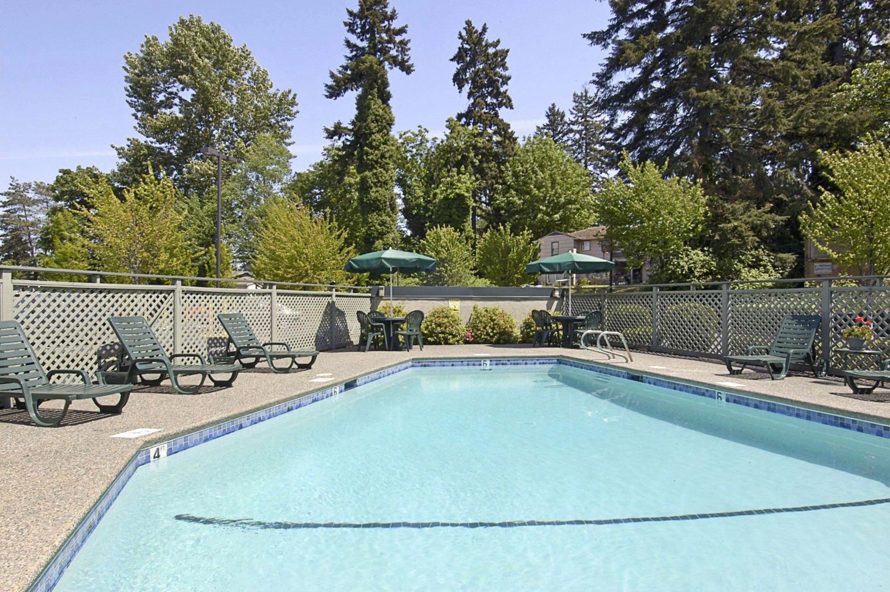 Pool view in Baymont by Wyndham Seattle/Kirkland WA
