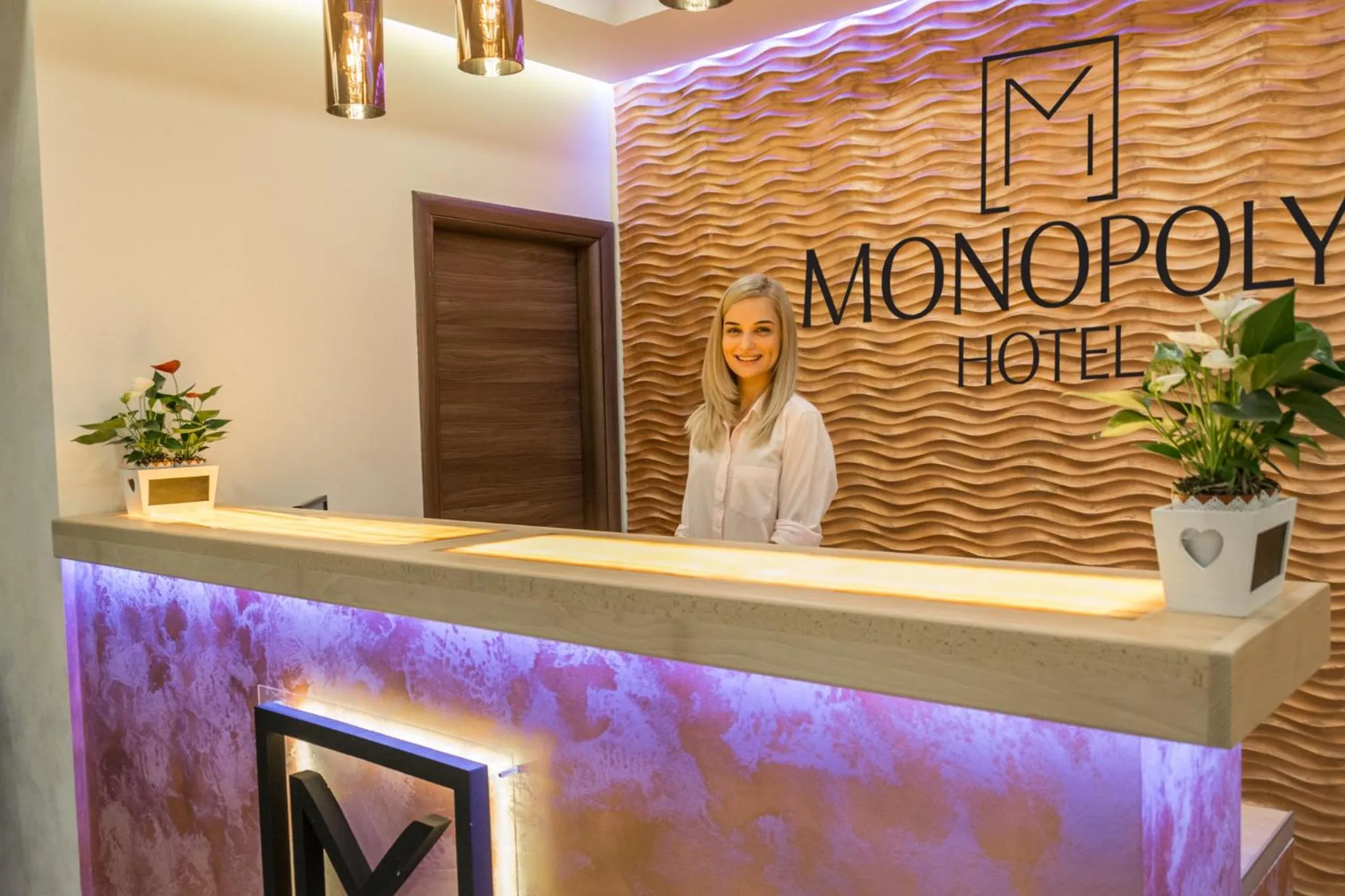 Staff in Monopoly Hotel