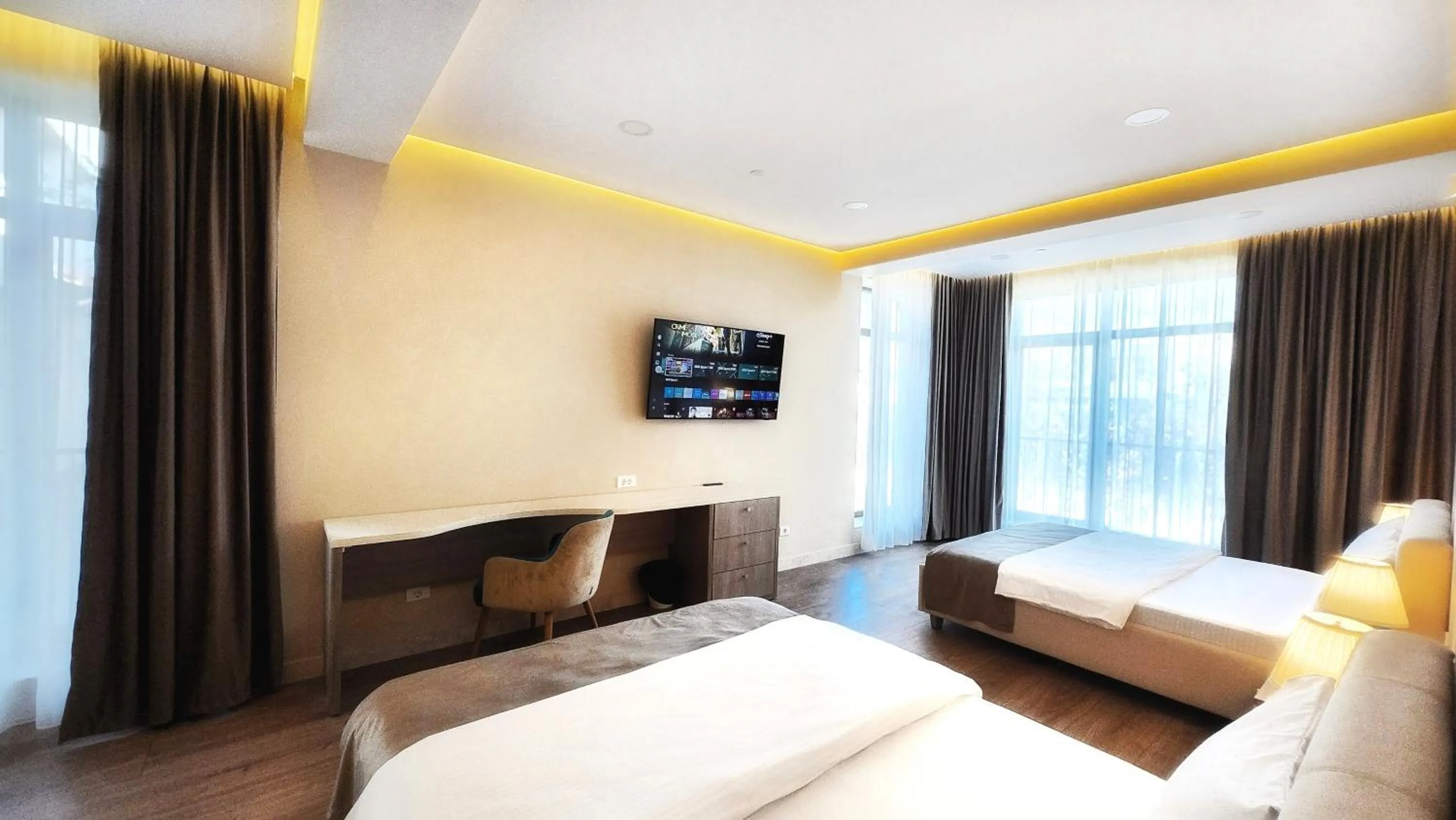 Bed in Monopoly Hotel