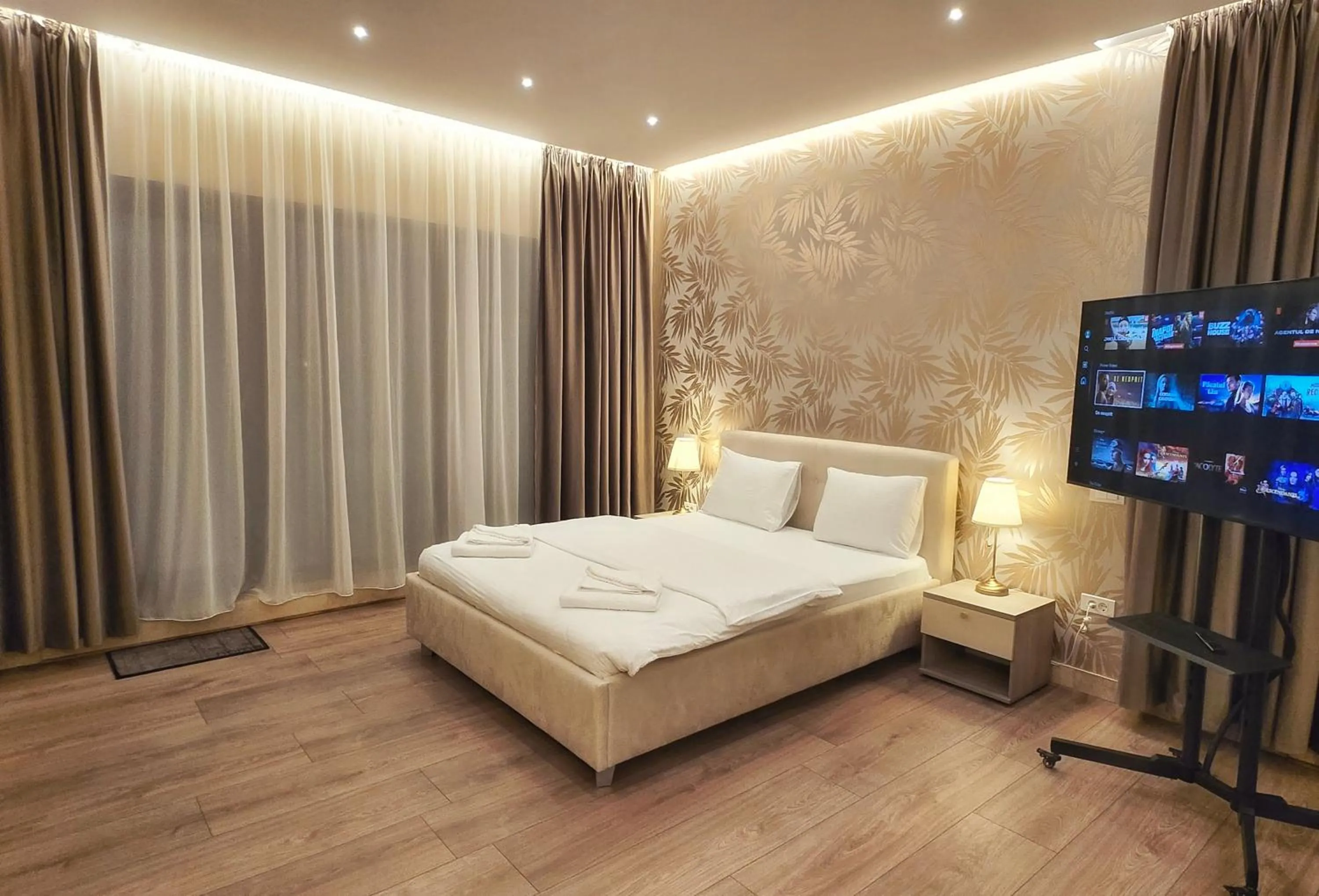 Bed in Monopoly Hotel