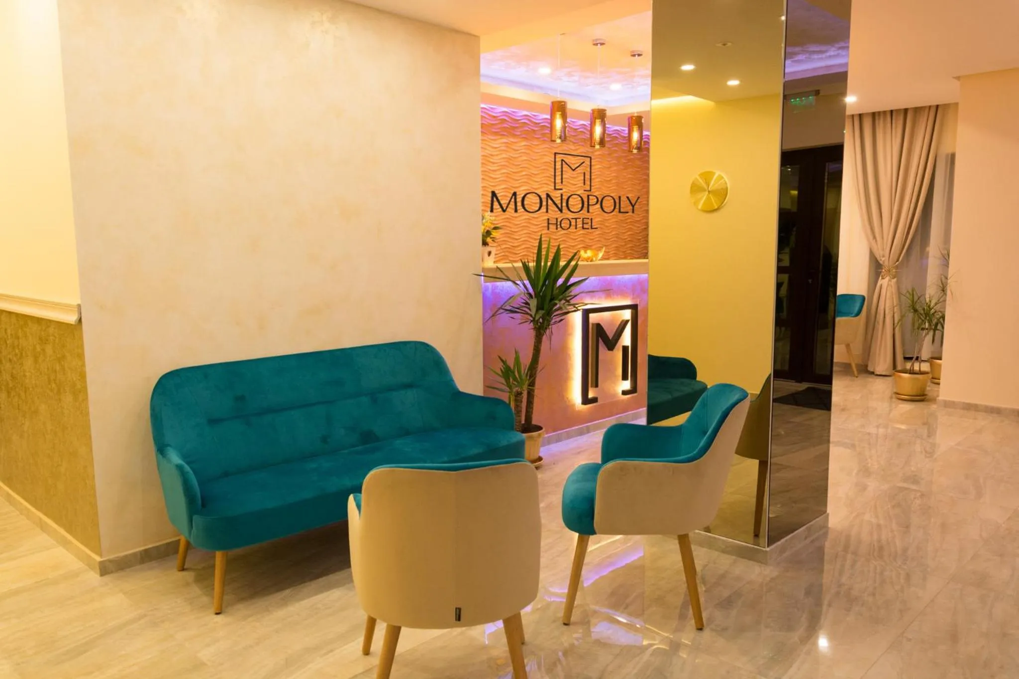 Lobby or reception in Monopoly Hotel