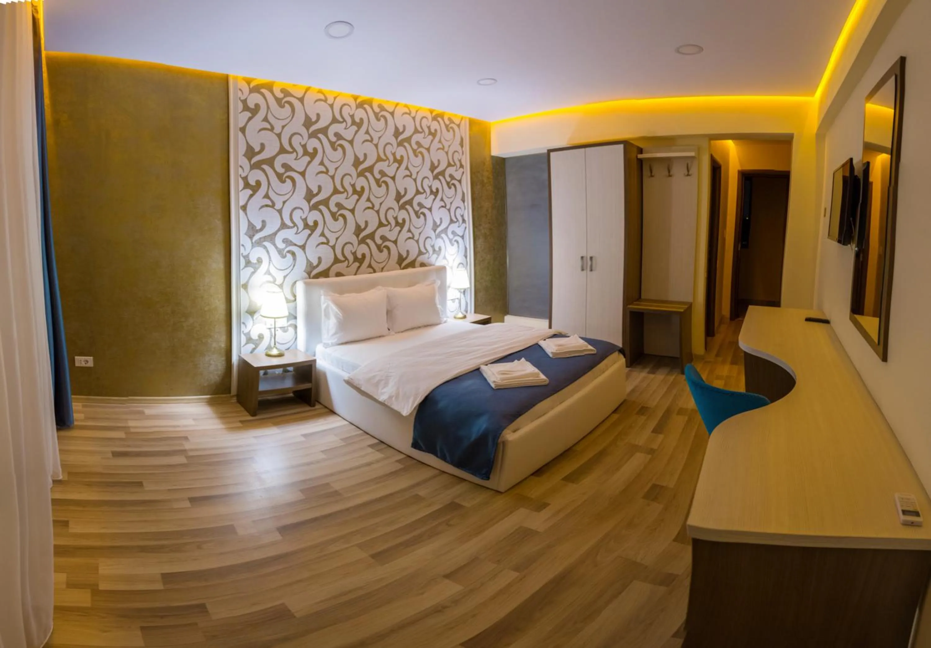 Bed in Monopoly Hotel