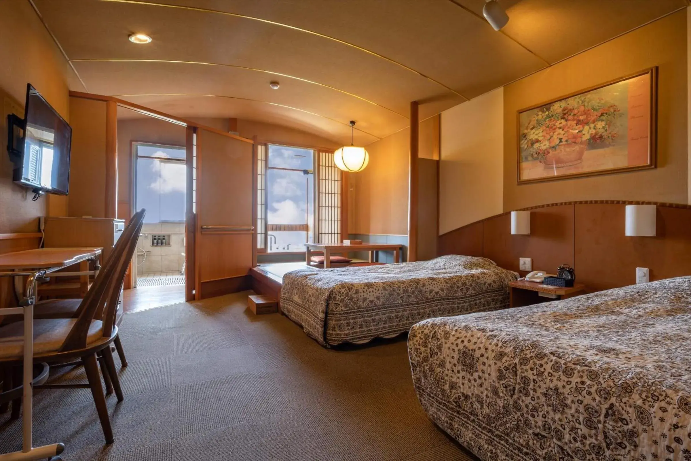 Twin Room - single occupancy - Disability Access in Senpokaku Twin Room - single occupancy - Disability Access in Senpokaku