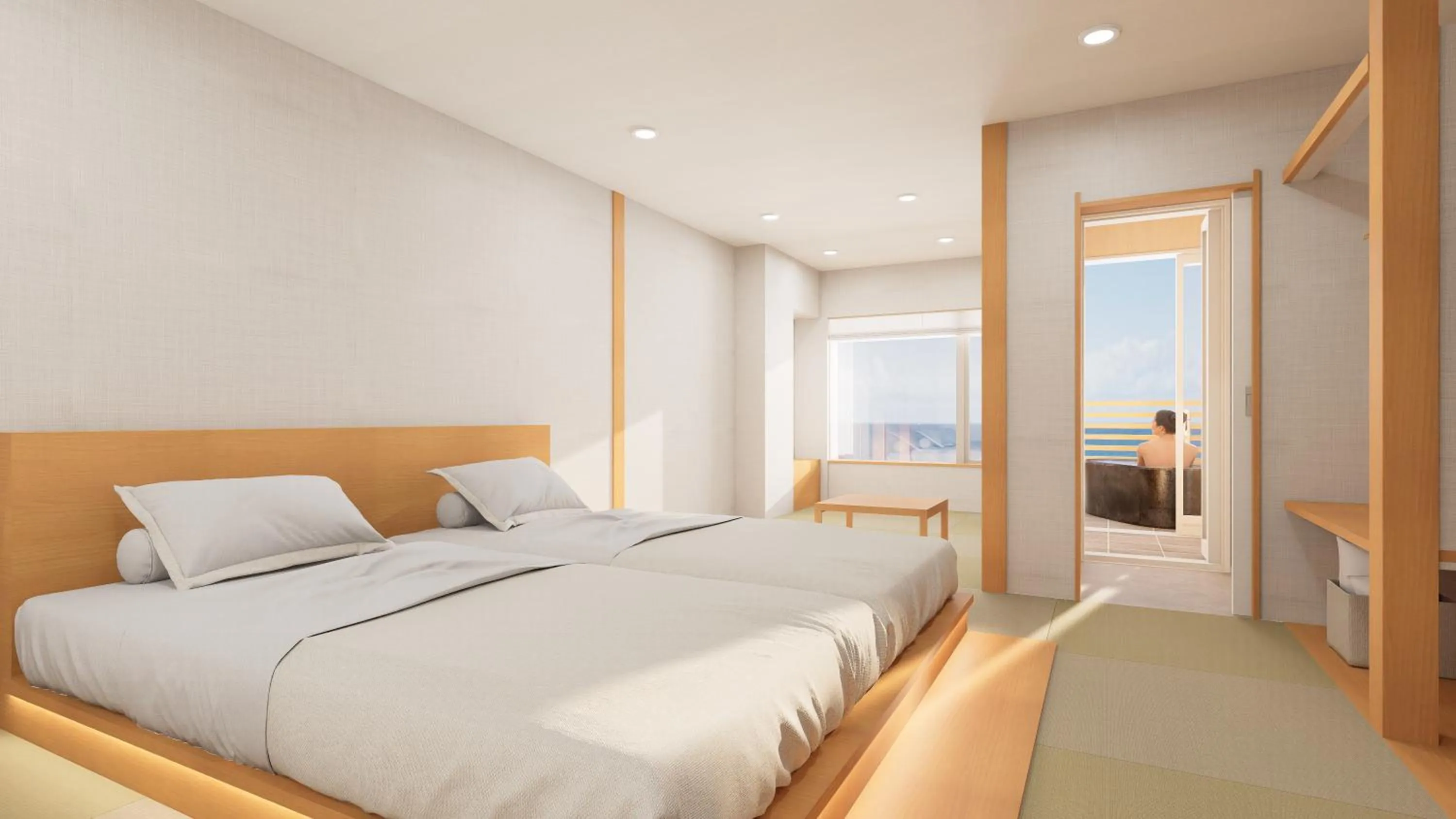 Quadruple Room with Private Bathroom - single occupancy in Senpokaku