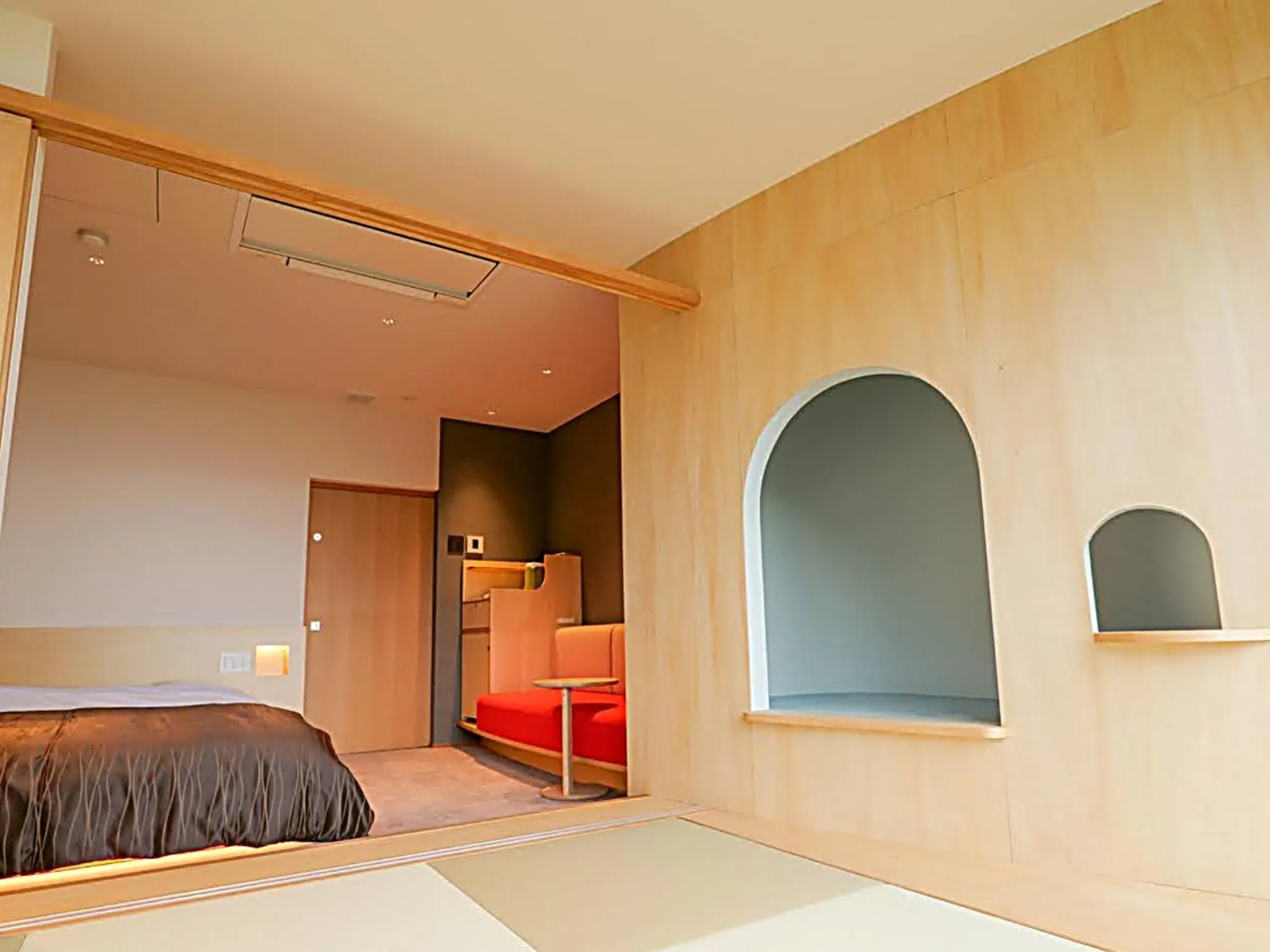 Photo of the whole room, Bed in Senpokaku
