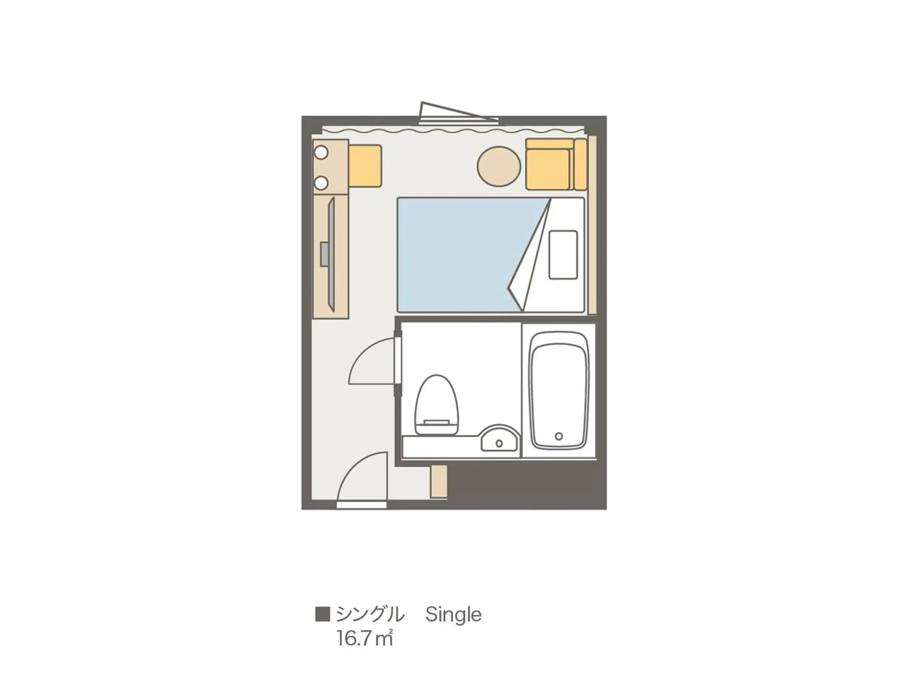 Photo of the whole room in Kansai Airport Washington Hotel Photo of the whole room in Kansai Airport Washington Hotel