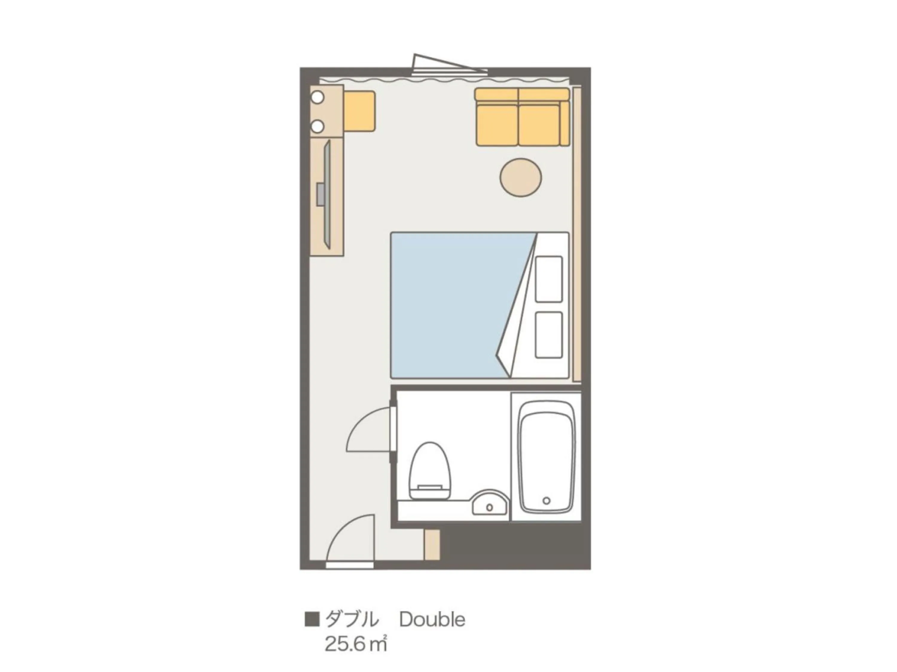 Floor plan in Kansai Airport Washington Hotel