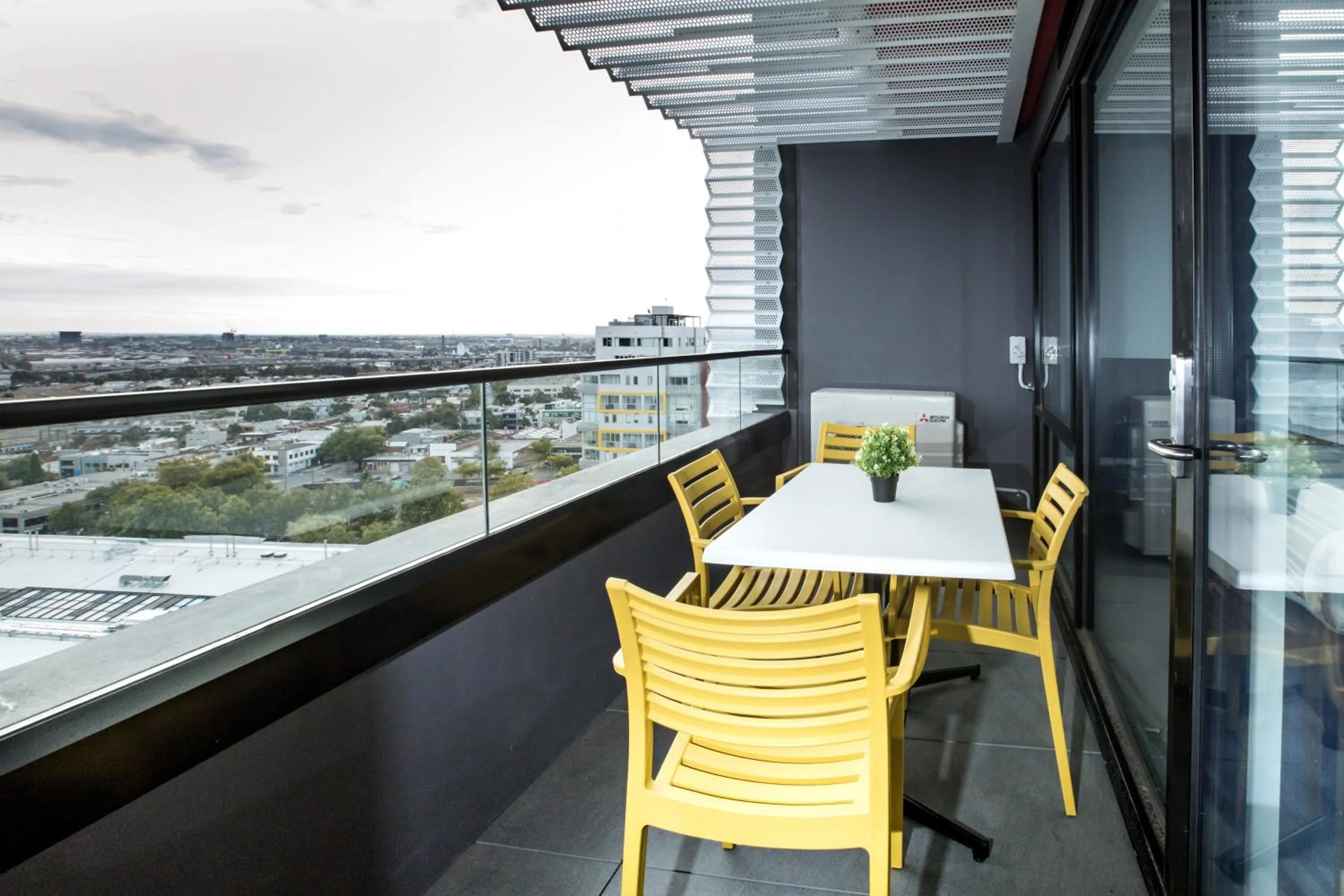 Balcony/Terrace in Spencer Street Apartments