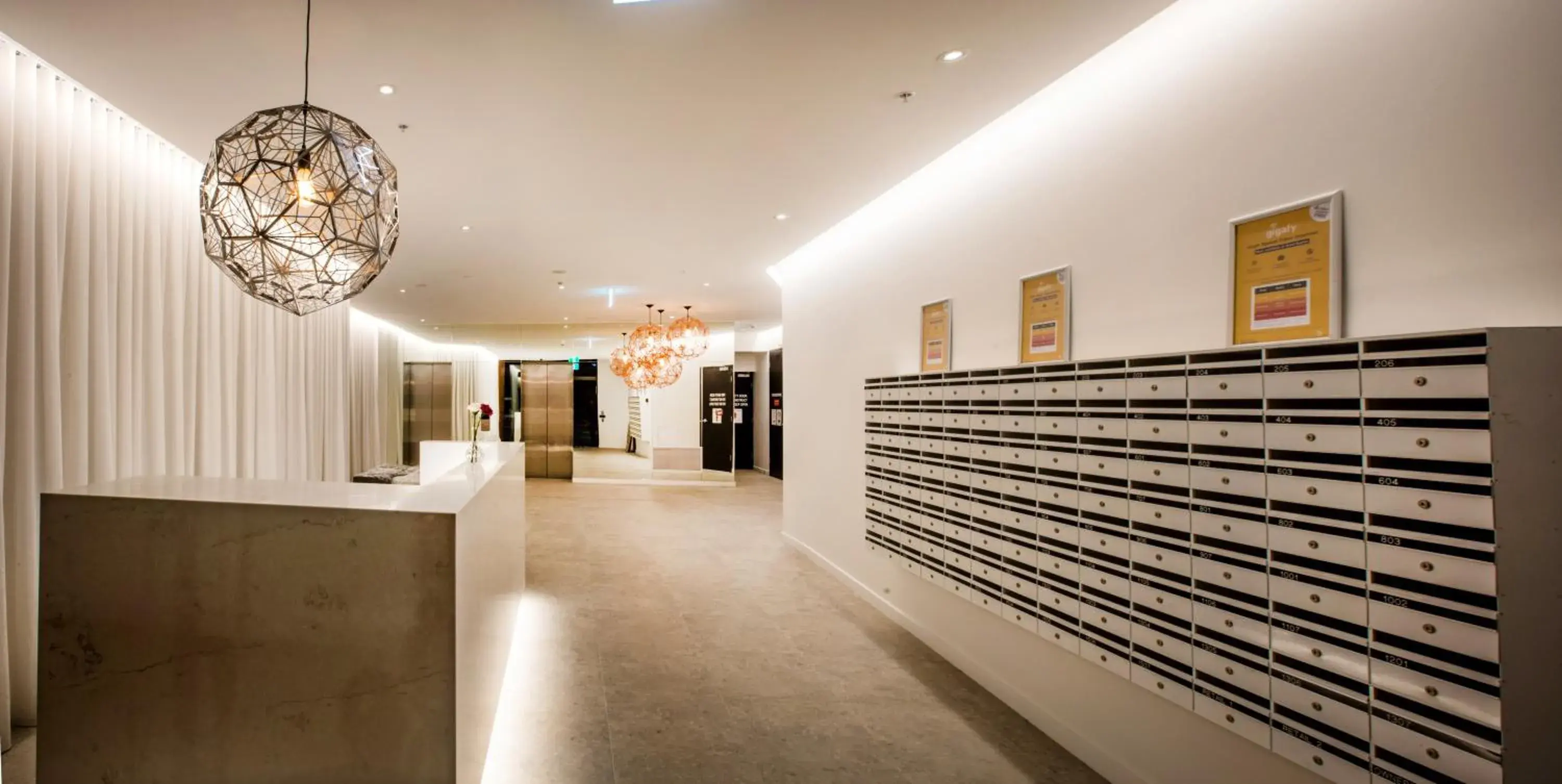 Facade/entrance in Spencer Street Apartments Facade/entrance in Spencer Street Apartments